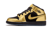 Air Jordan 1 Mid Metallic Gold Coin Black (GS)