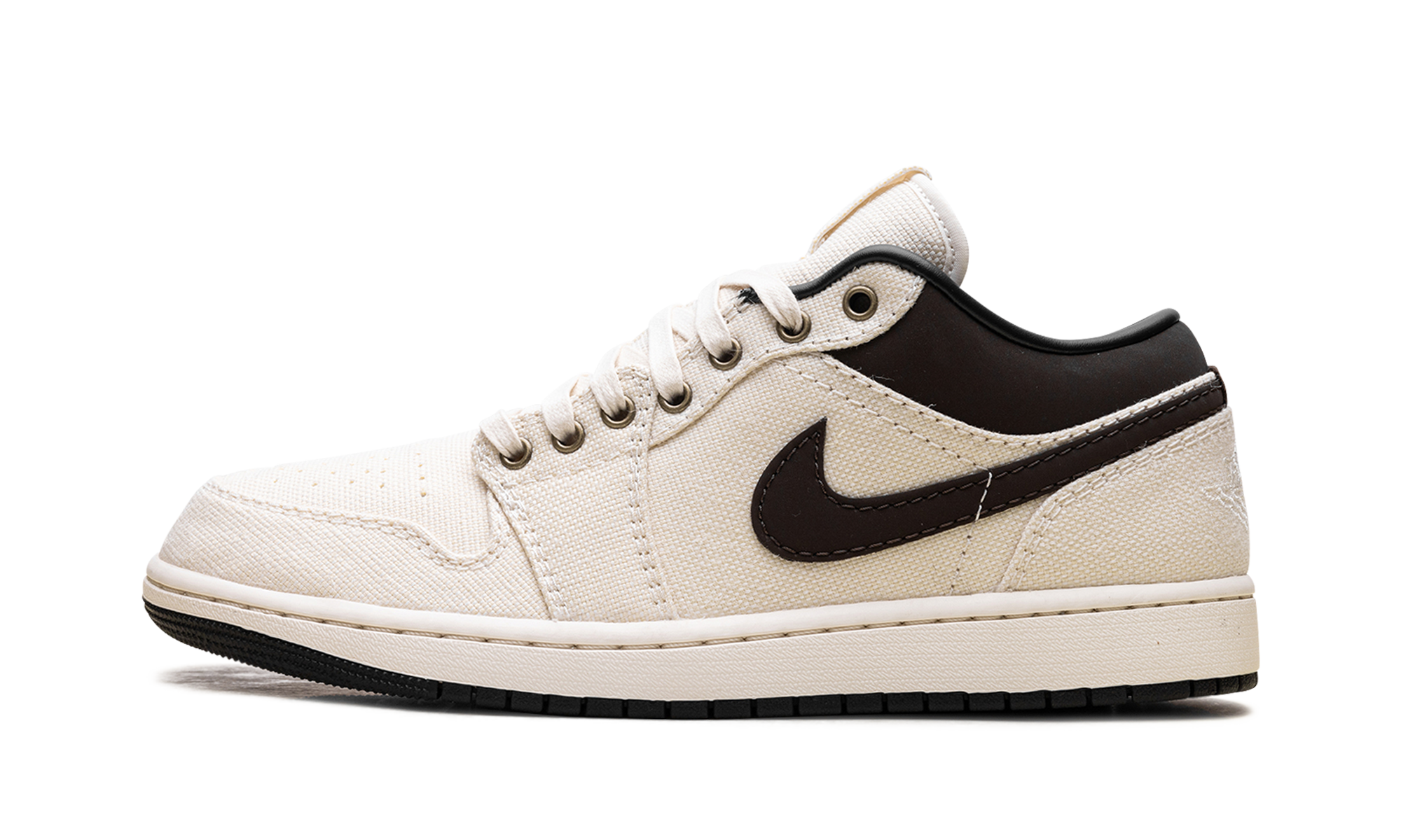 Jordan 1 Low Premium Pale Ivory Off Noir Baroque Brown 1