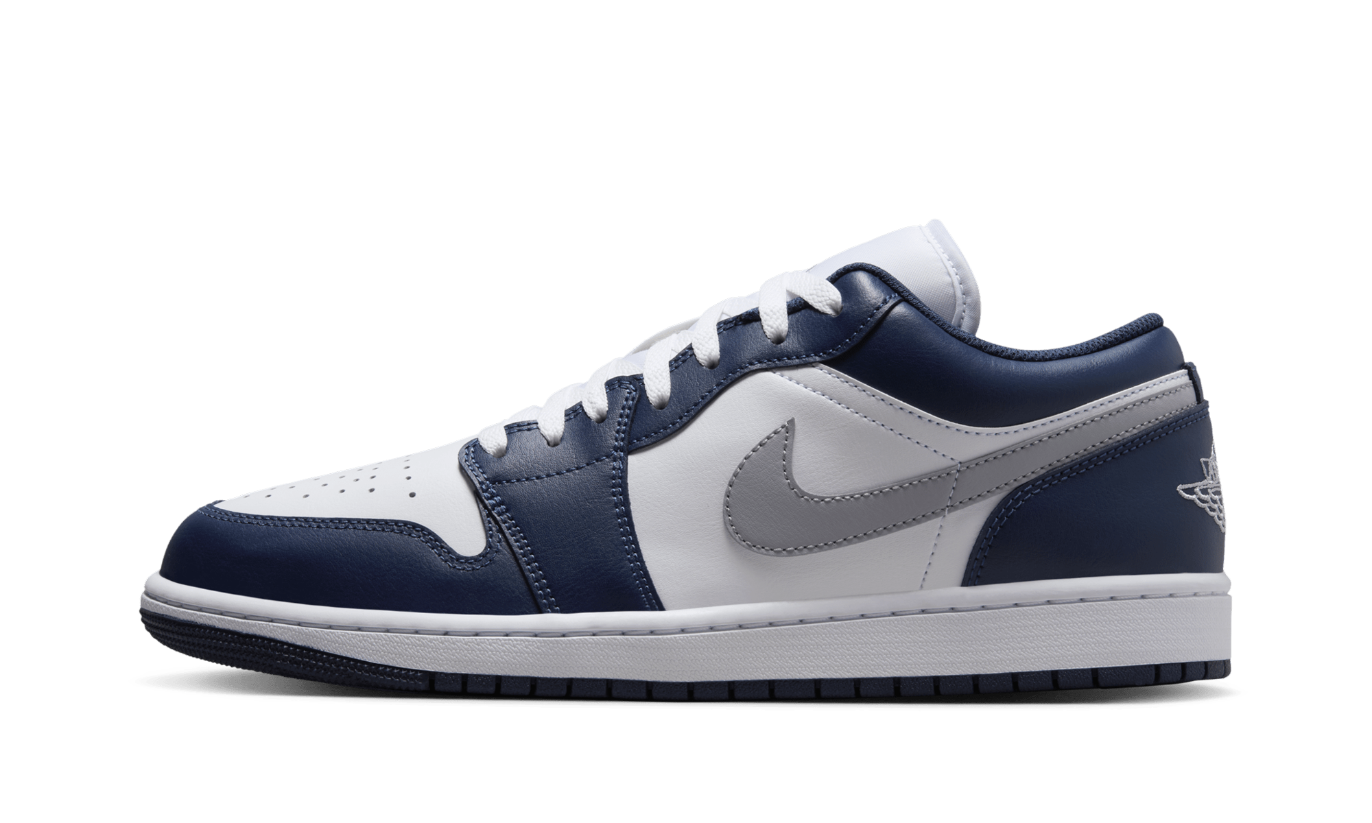 Jordan 1 Low Wolf Grey Midnight Navy 1