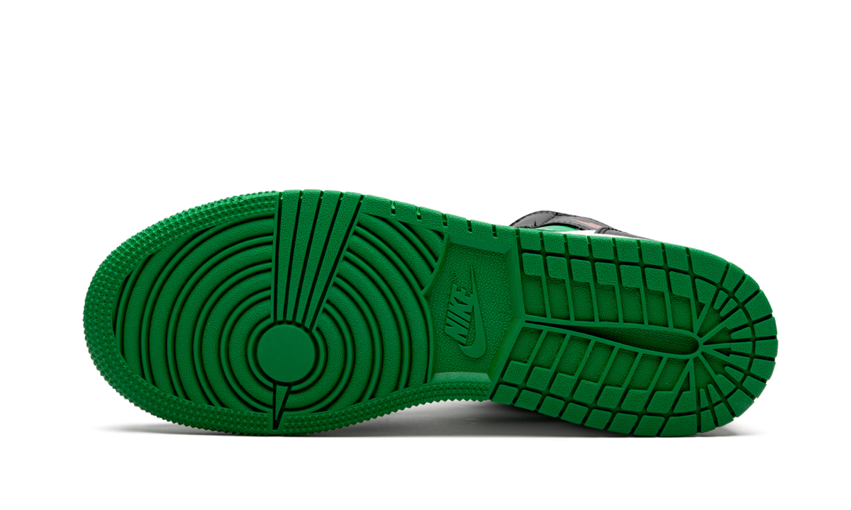 Jordan 1 Mid Green Toe (GS) 2