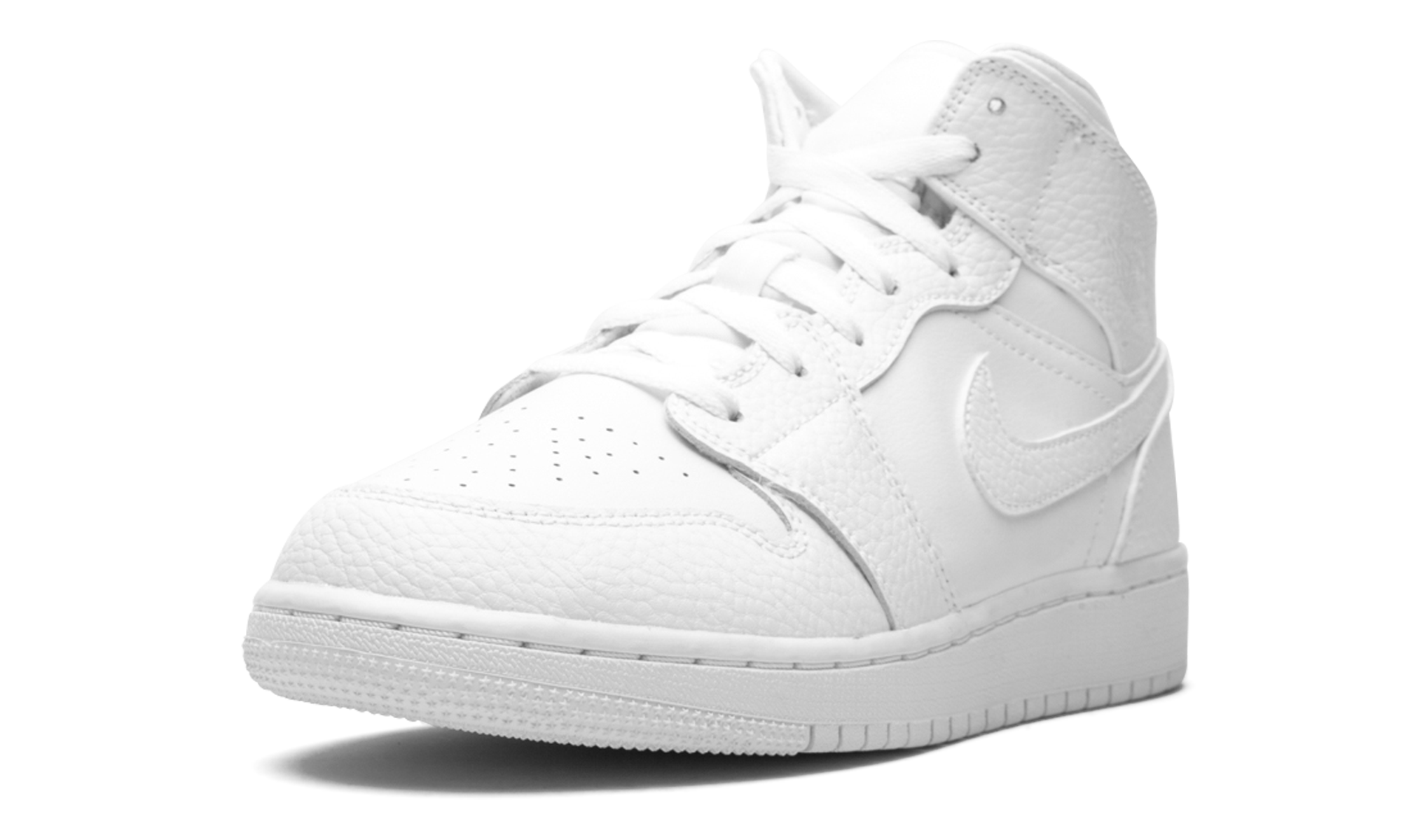 Jordan 1 Mid Triple White (GS) 5
