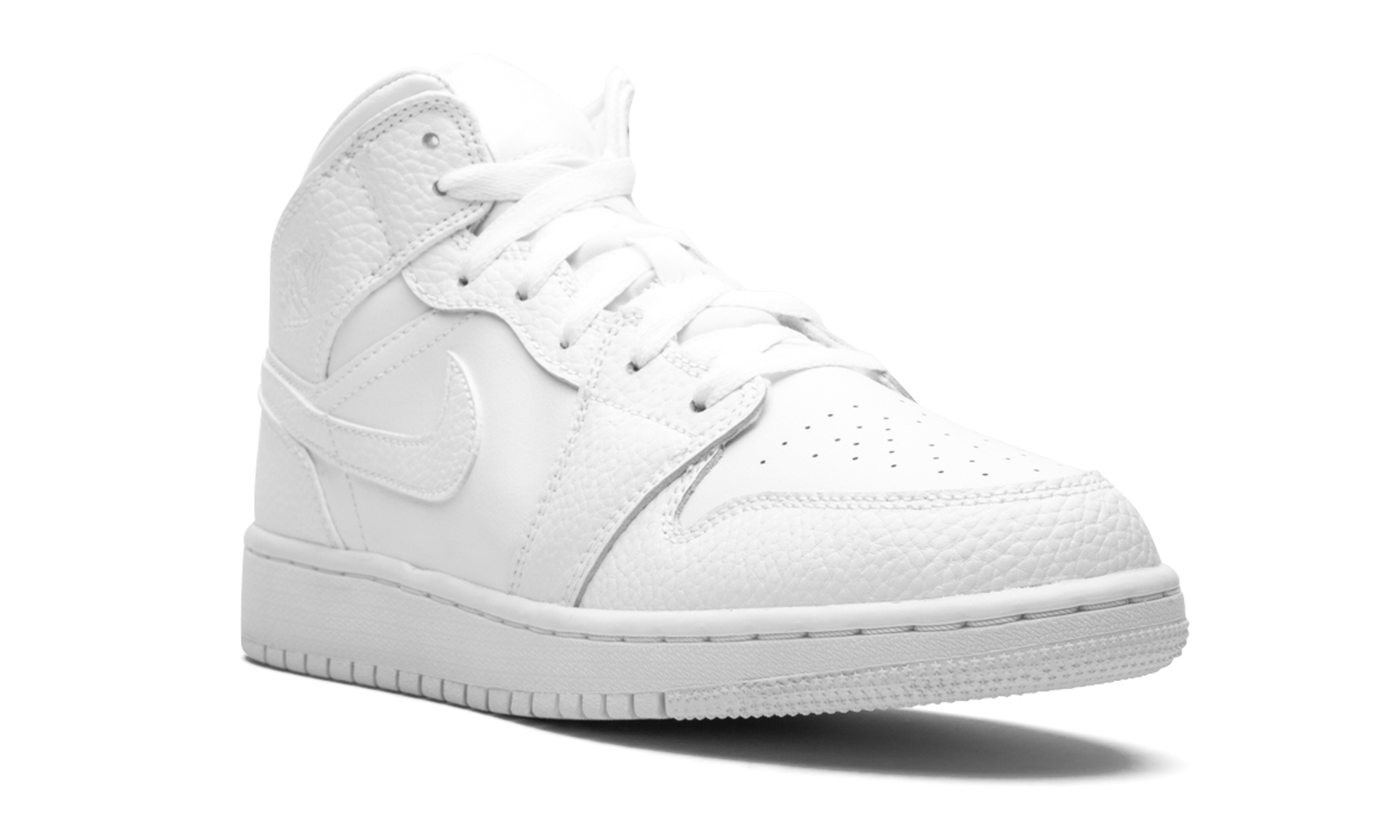 Jordan 1 Mid Triple White (GS) 8