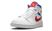 Jordan 1 Mid White Red Royal (W) 5