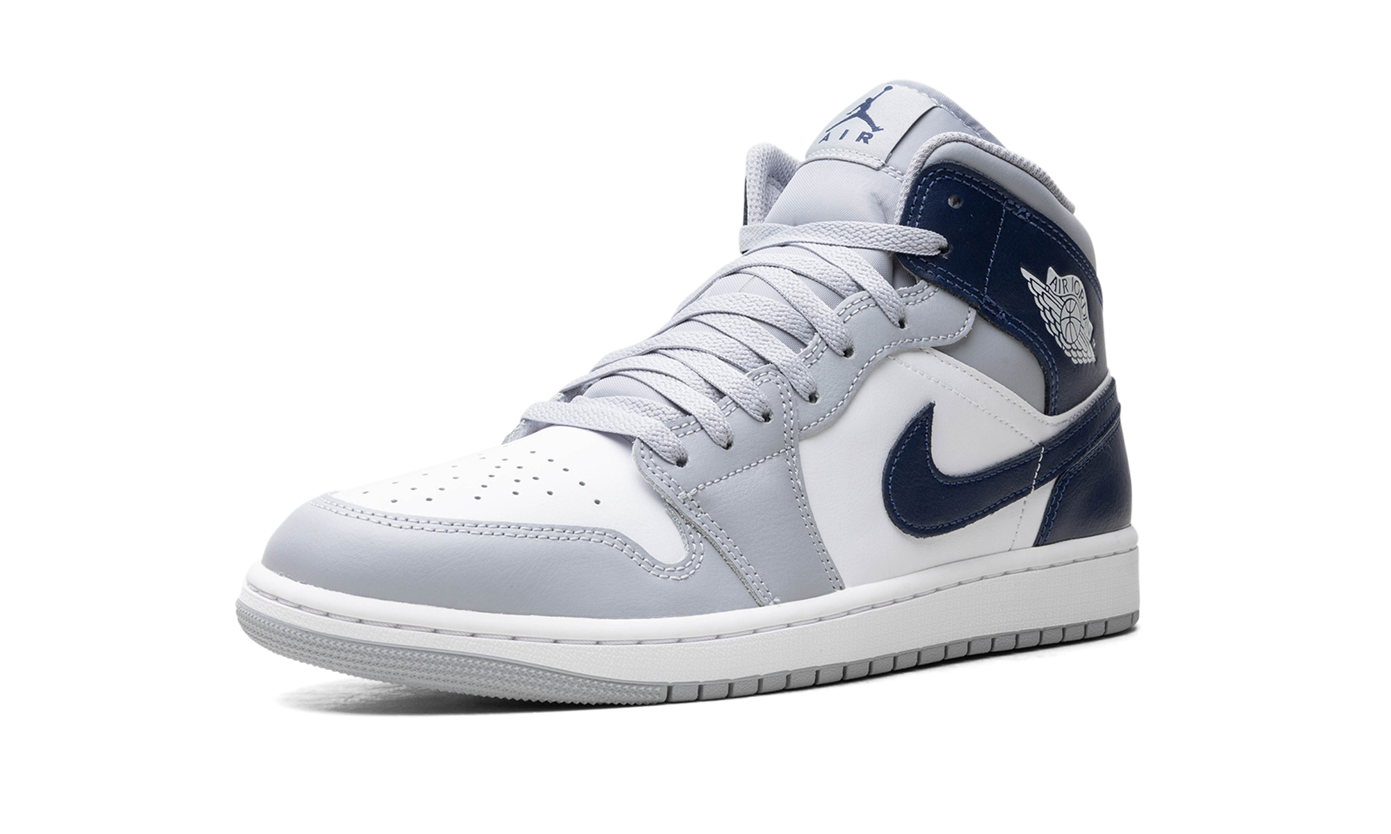 Jordan 1 Mid Wolf Grey Midnight Navy 4