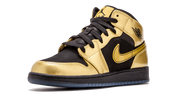 Air Jordan 1 Mid Metallic Gold Coin Black (GS)