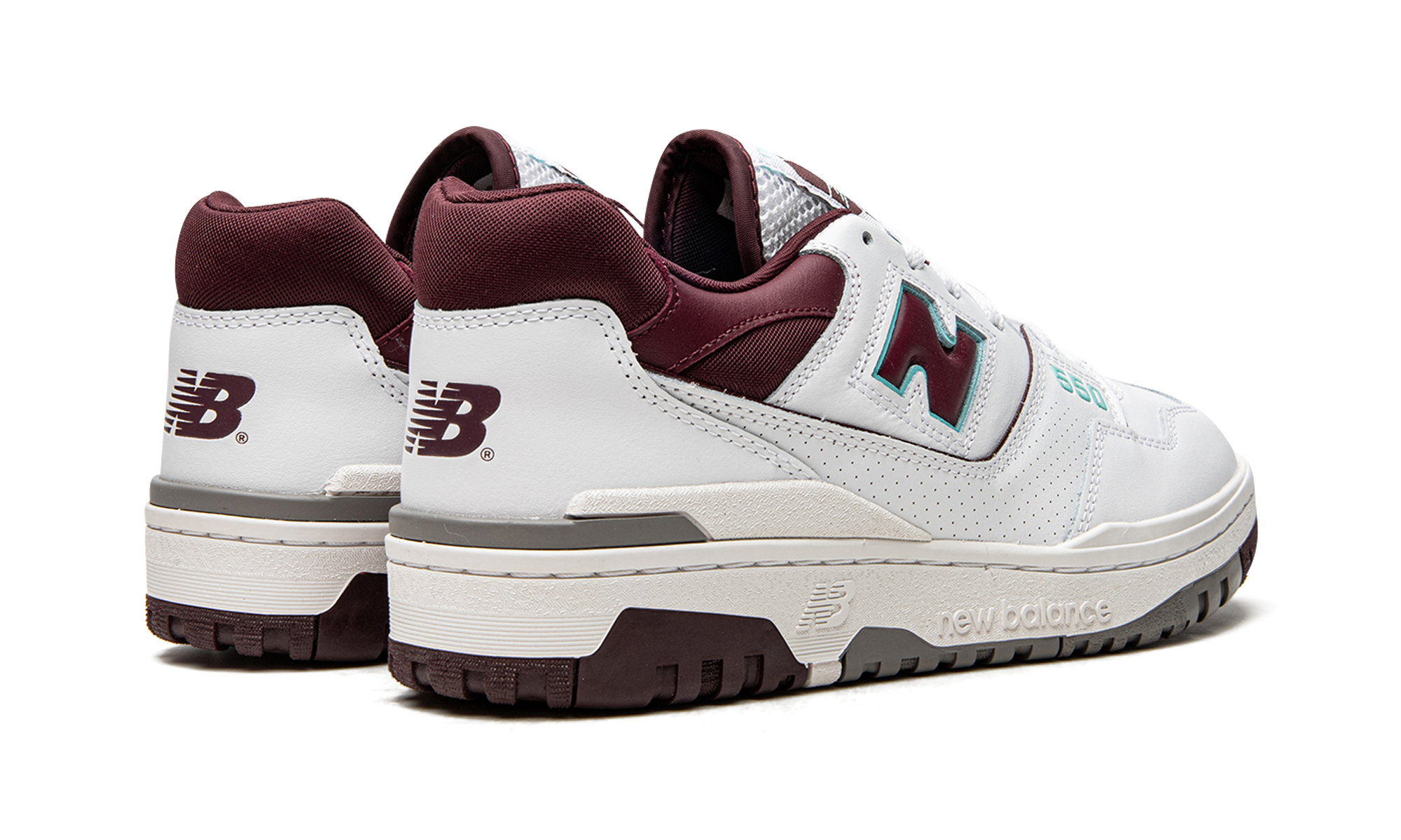 New Balance 550 Burgundy Cyan 8