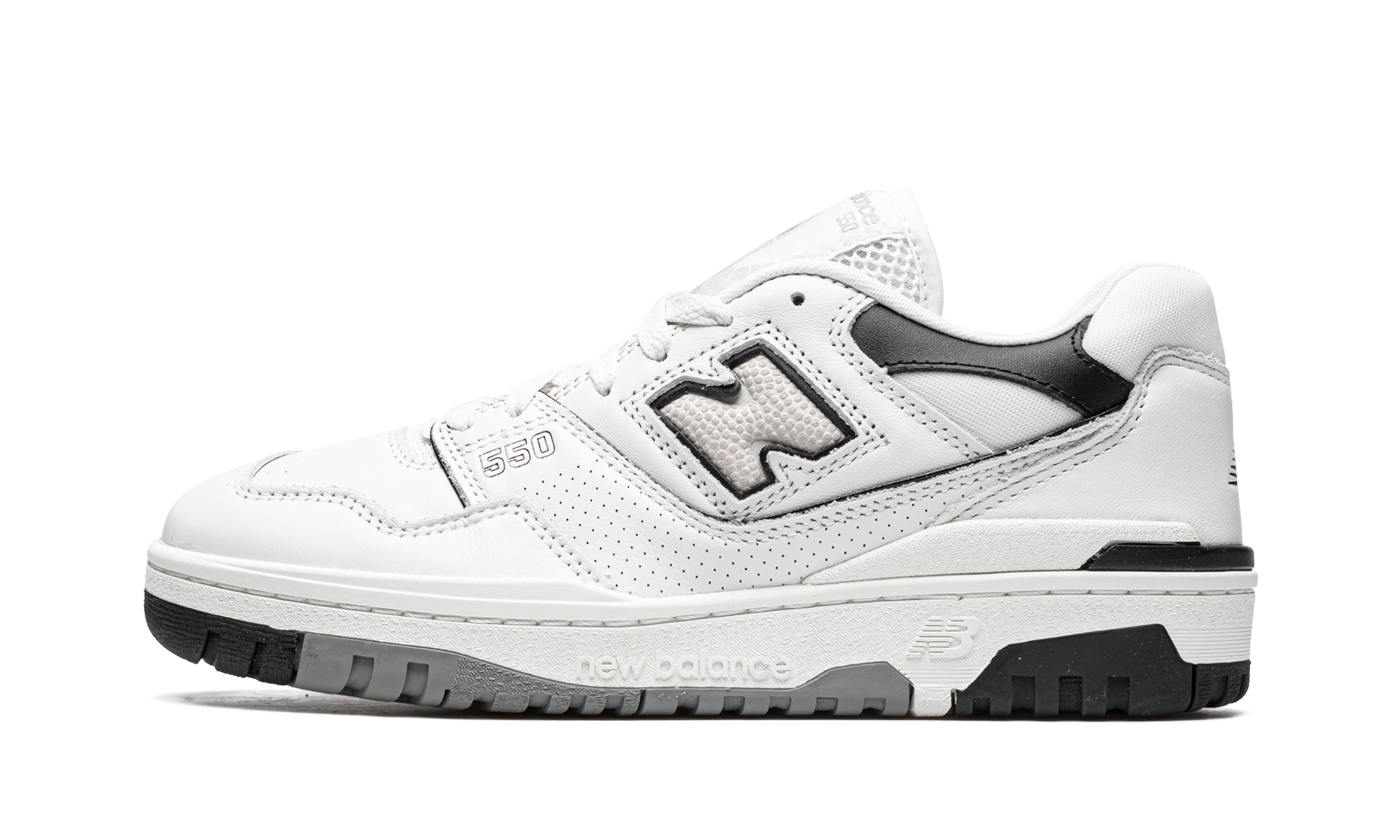 New Balance 550 Cream Black 4