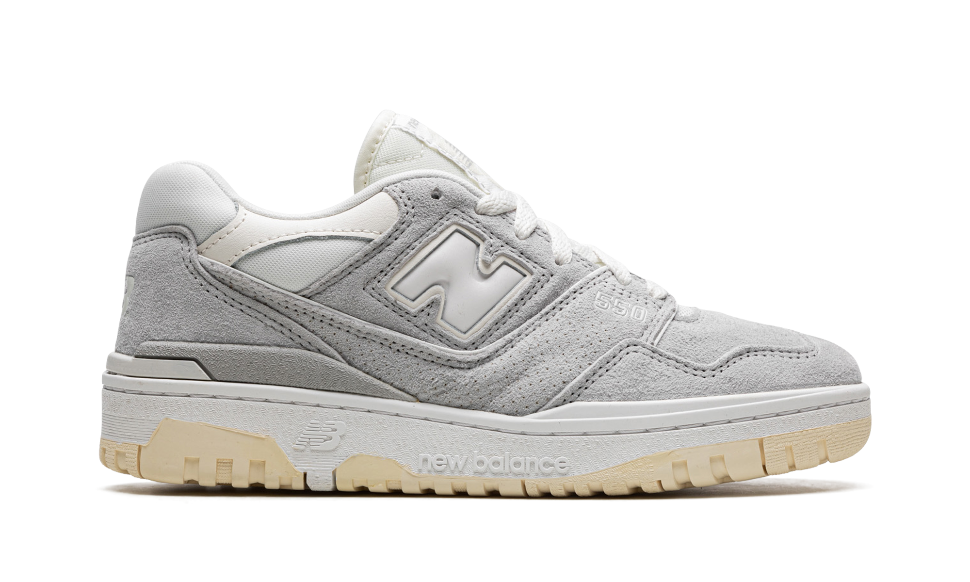 New Balance 550 Grey Suede 7