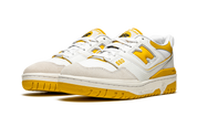 New Balance 550 Sea Salt Varsity Gold 7