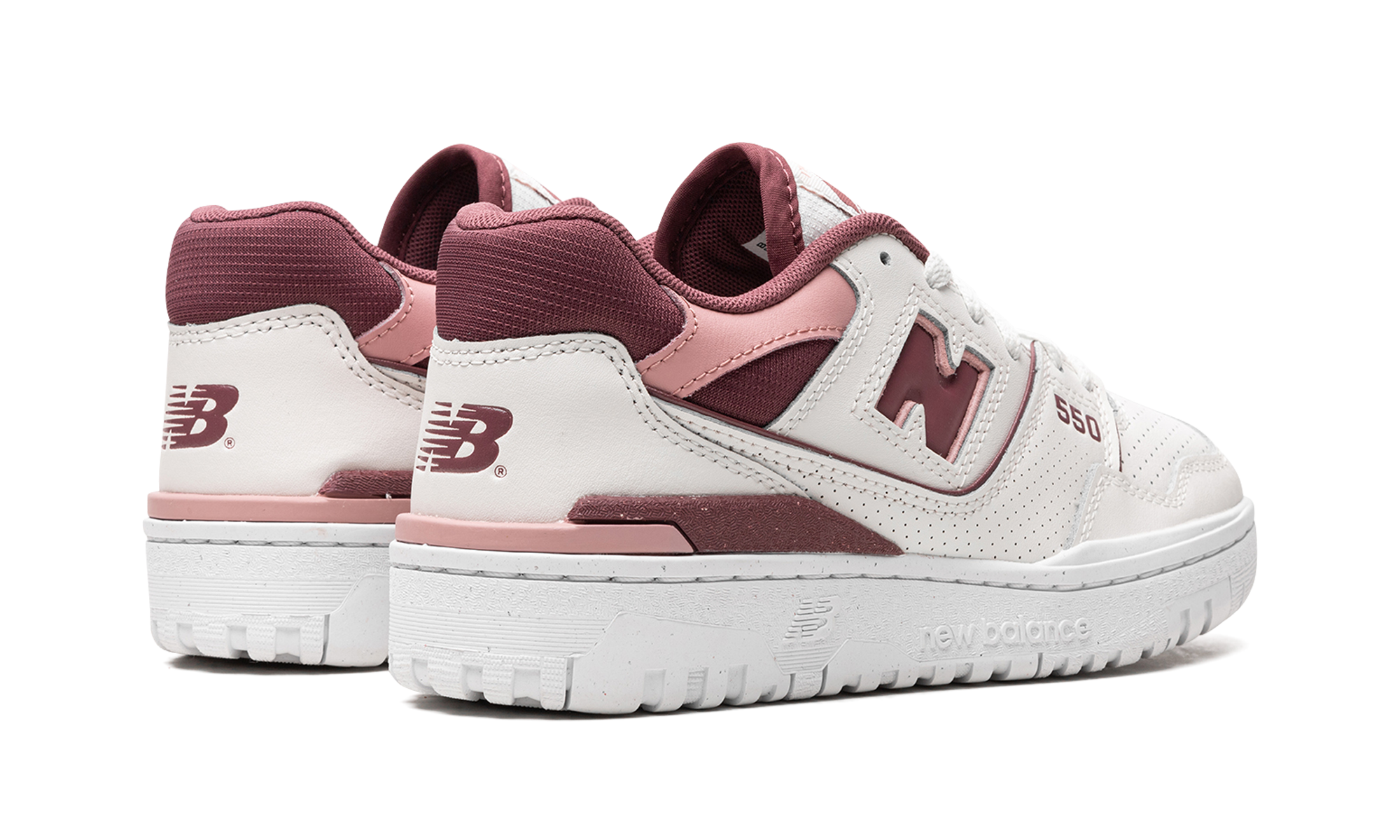 New Balance 550 Washed Burgundy (W) 4
