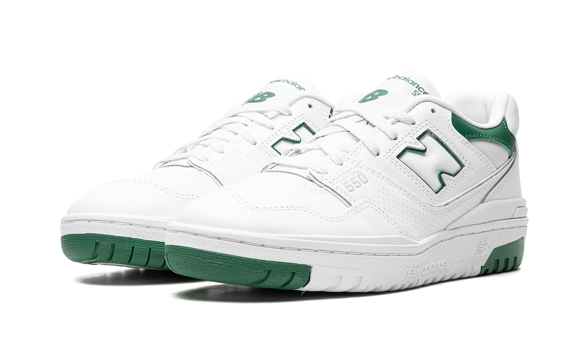 New Balance 550 White Classic Green 6