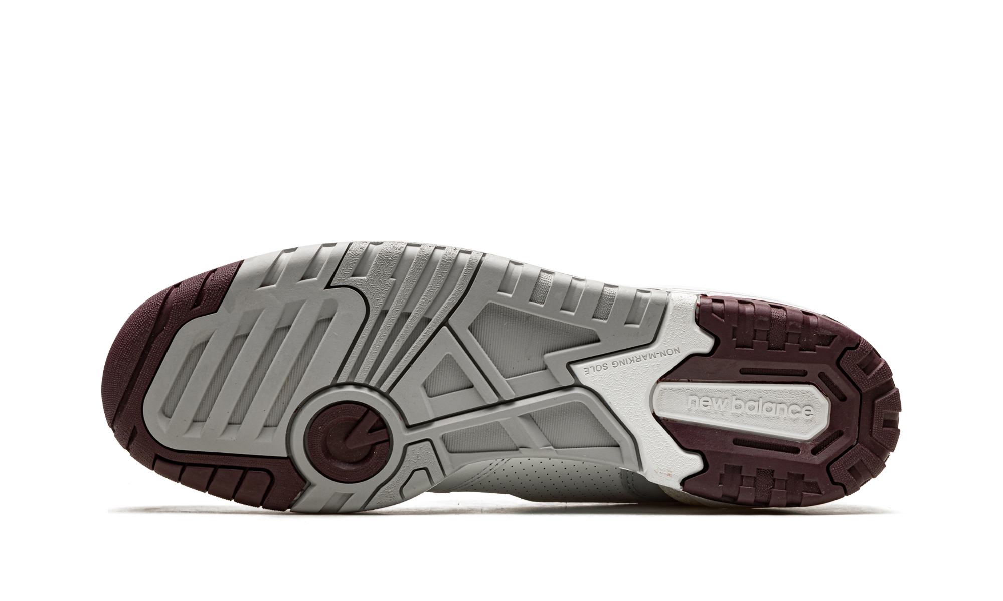 New Balance 550 White Maroon Natural Indigo 6
