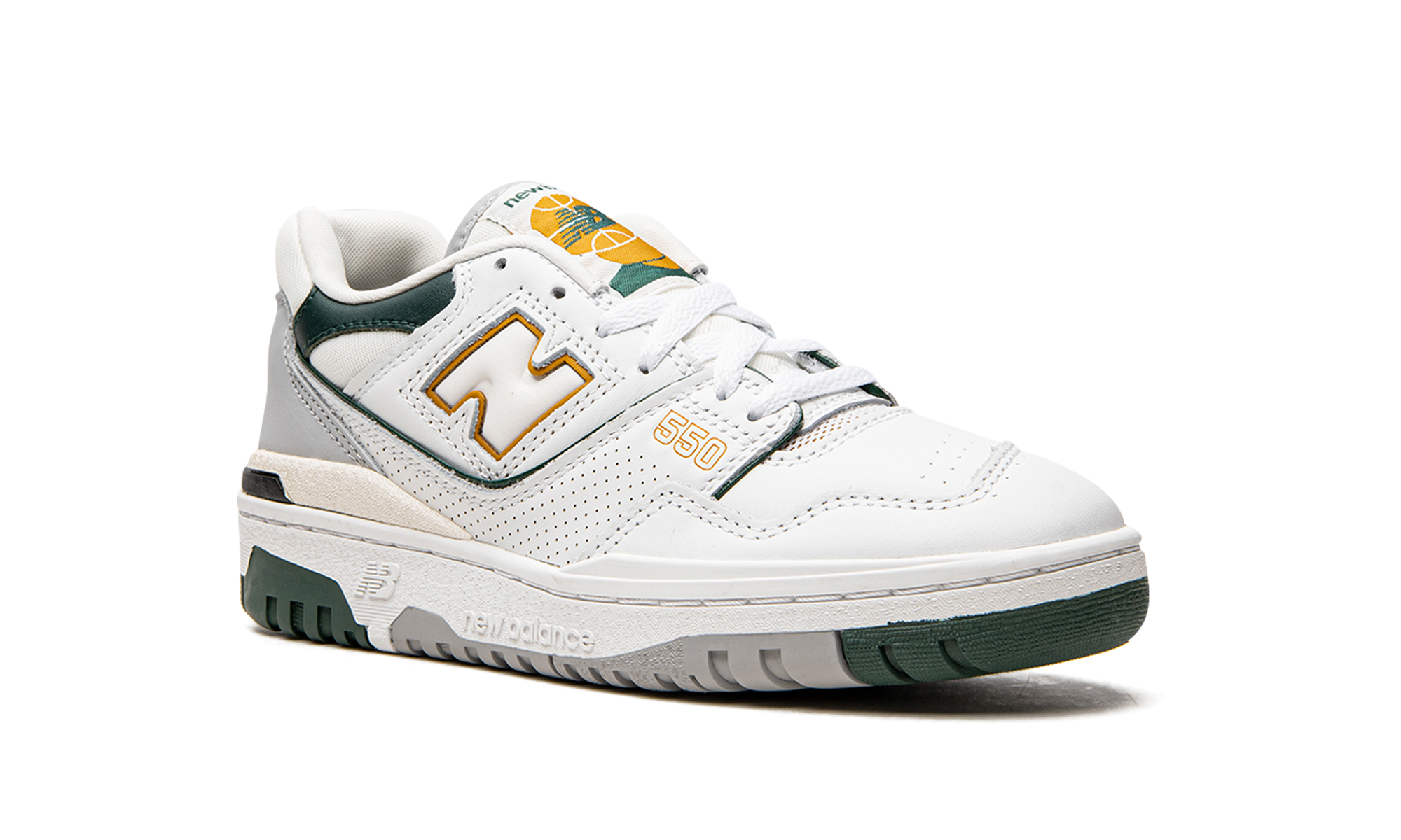 New Balance 550 White Nightwatch Green 5
