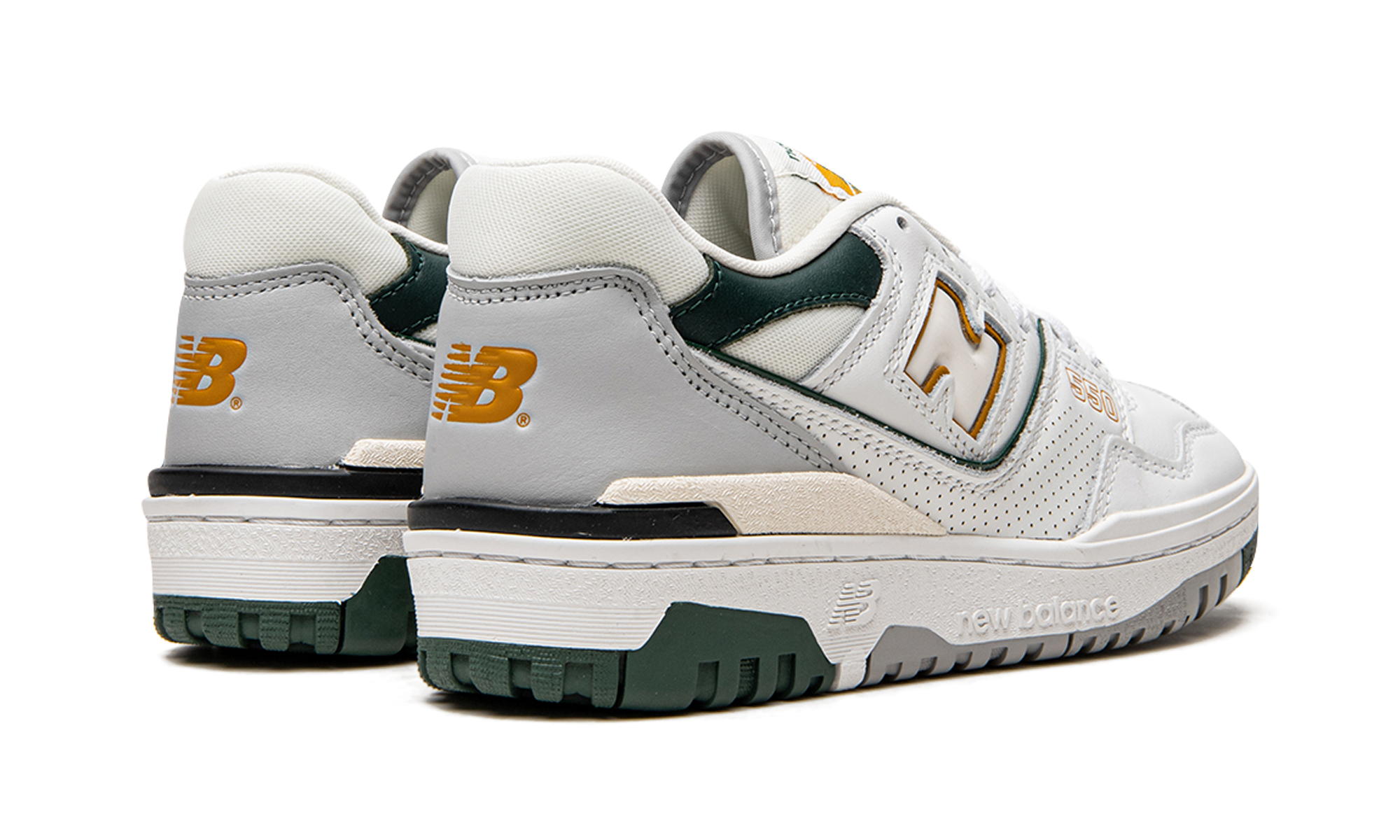 New Balance 550 White Nightwatch Green 7