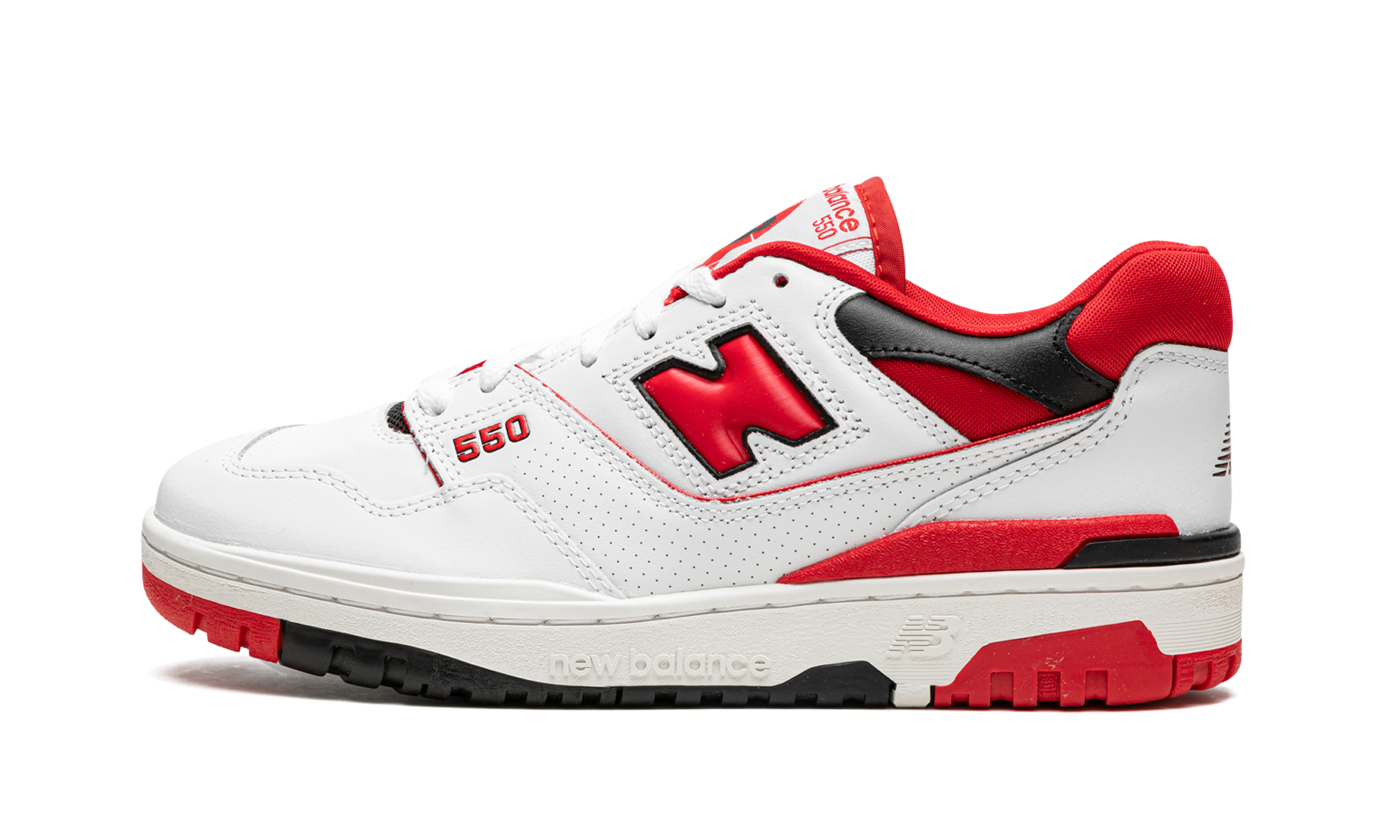 New Balance 550 White Red 5