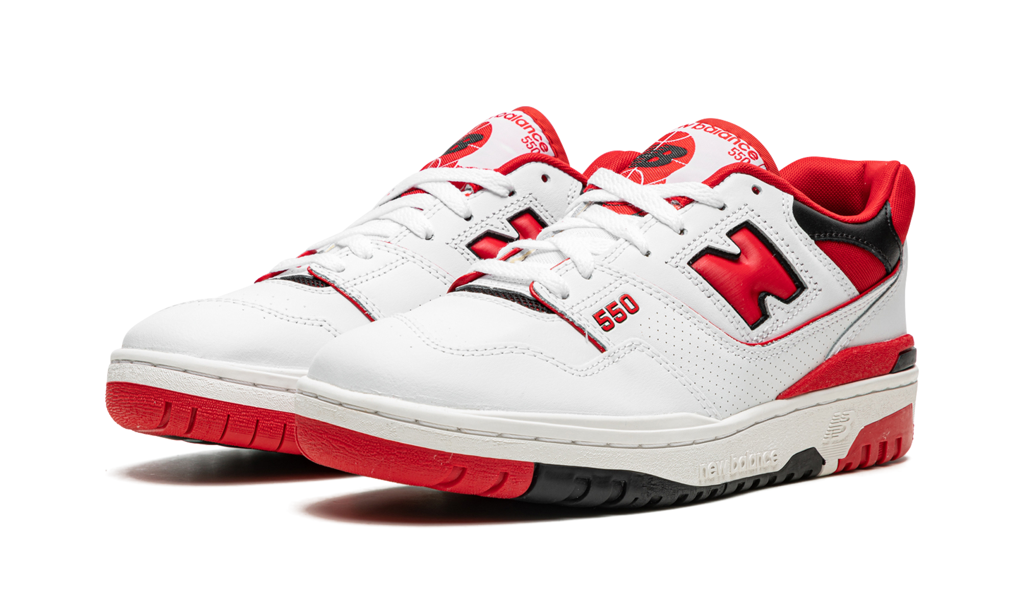 New Balance 550 White Red 7