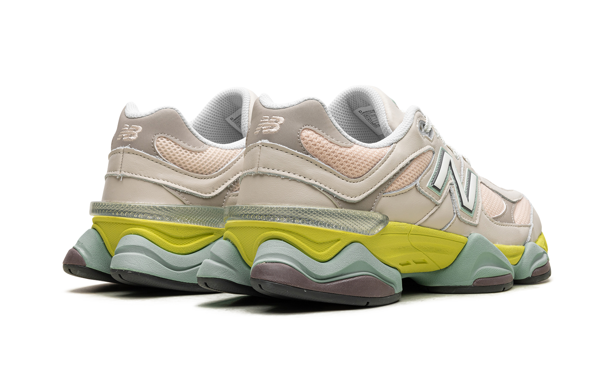 New Balance 9060 Moonbeam Vintage Rose Lime 4