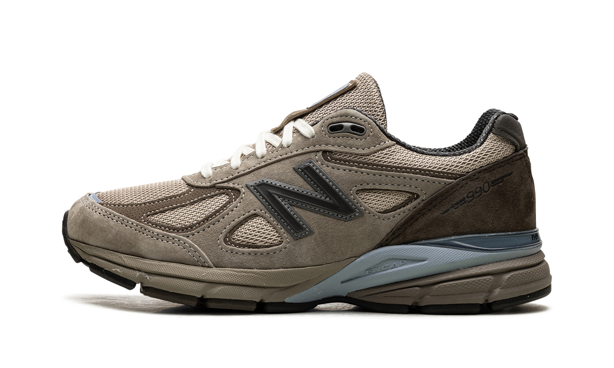 New Balance 990v4 MiUSA Auralee Grey 1
