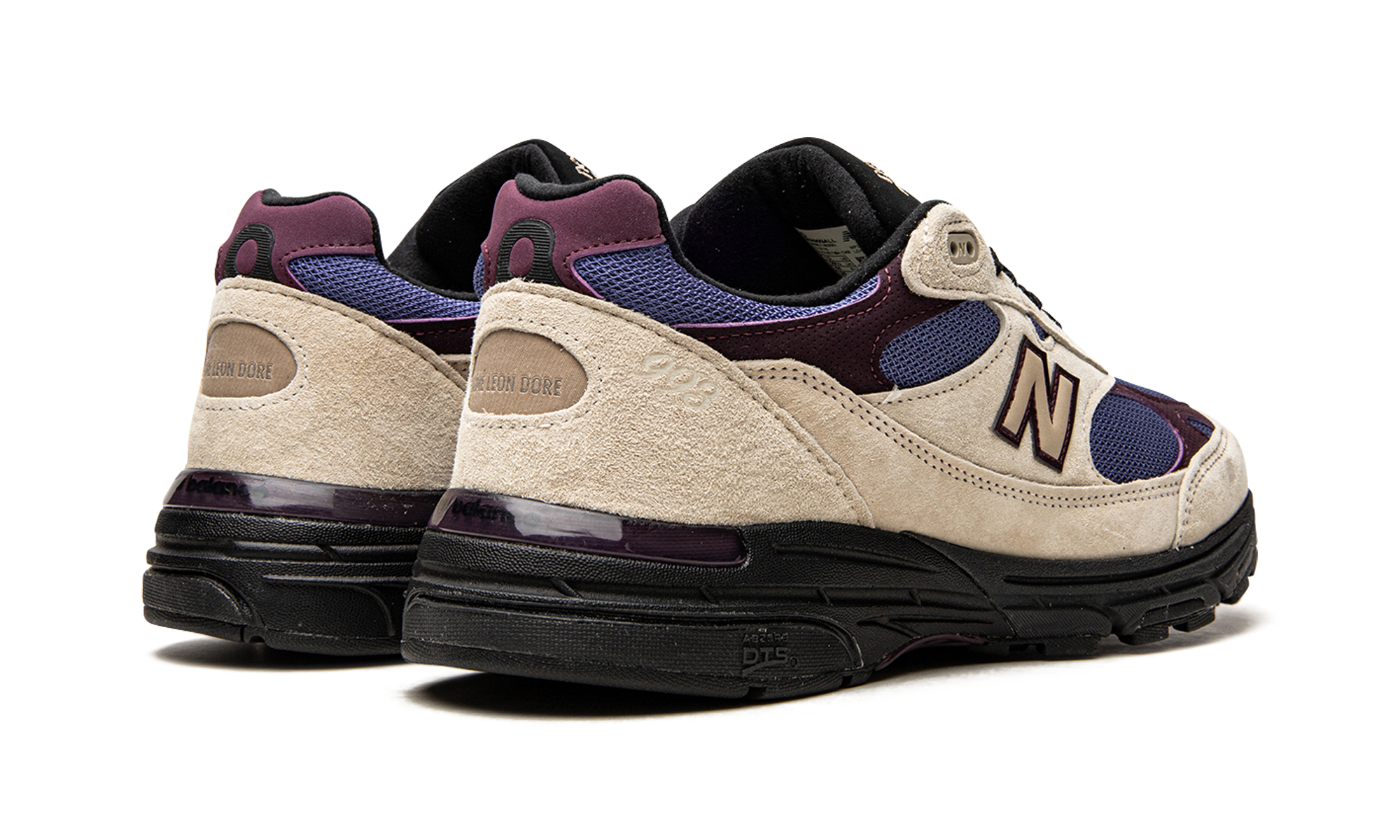 New Balance 993 Aime Leon Dore Beige Blue Maroon 3