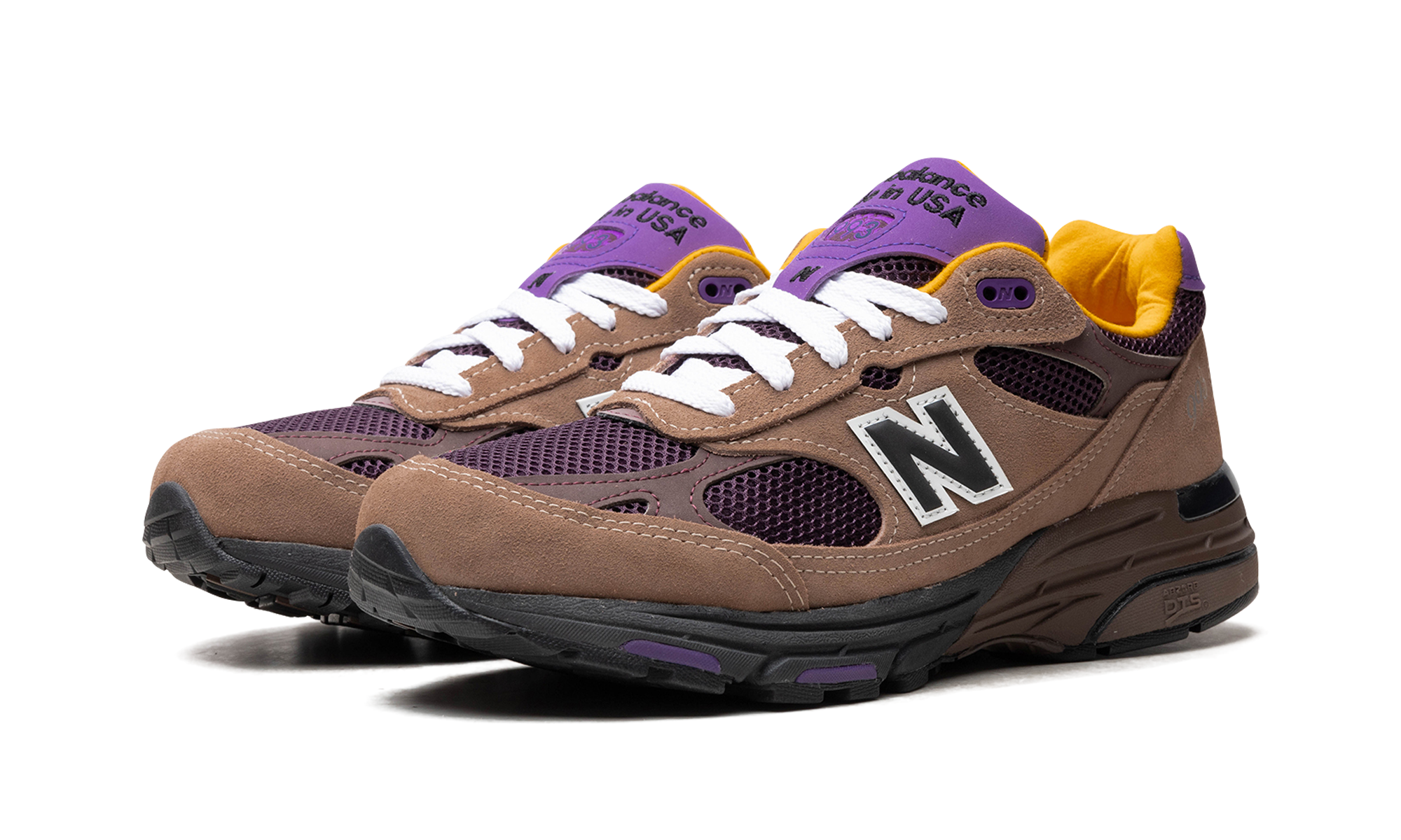 New Balance 993 MiUSA Mushroom Midnight Violet 3