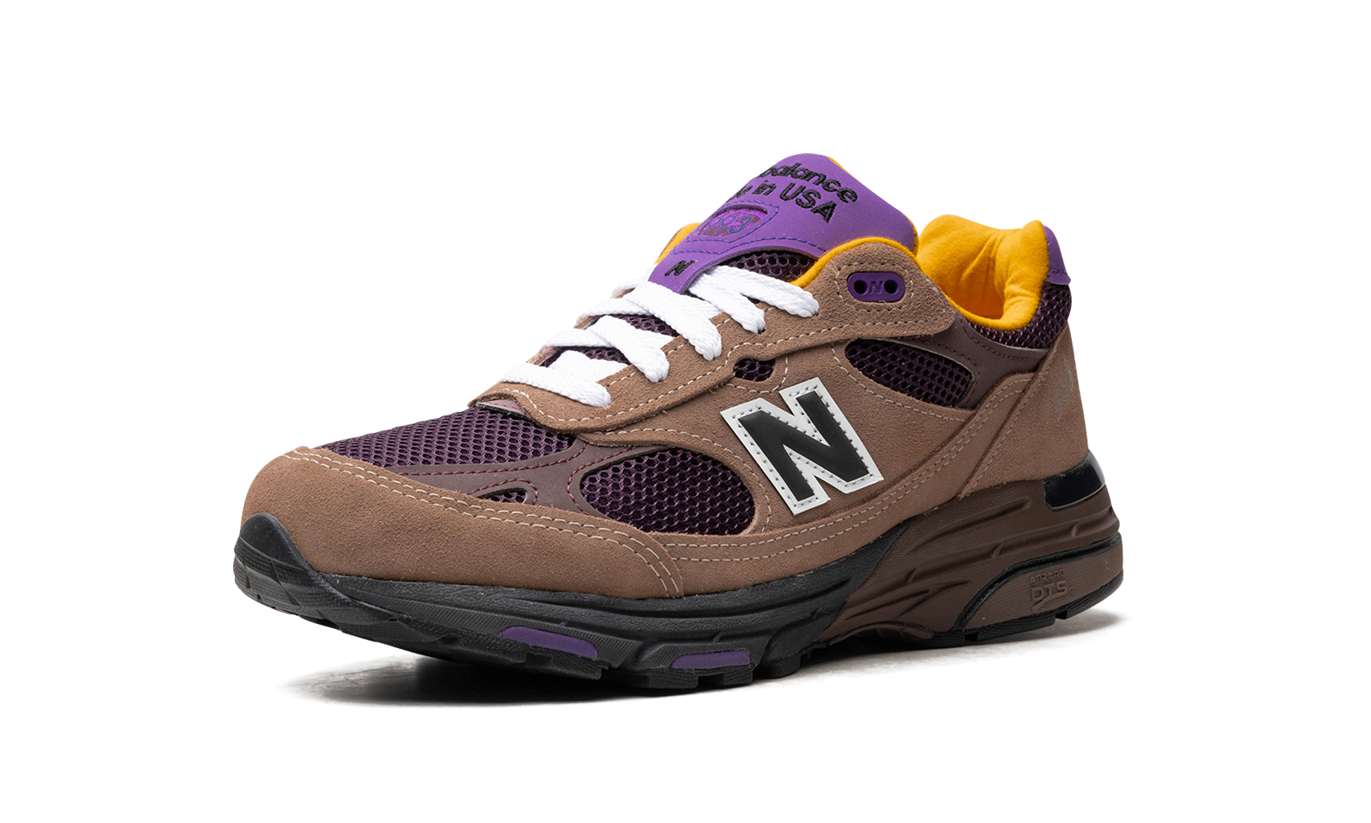 New Balance 993 MiUSA Mushroom Midnight Violet 5