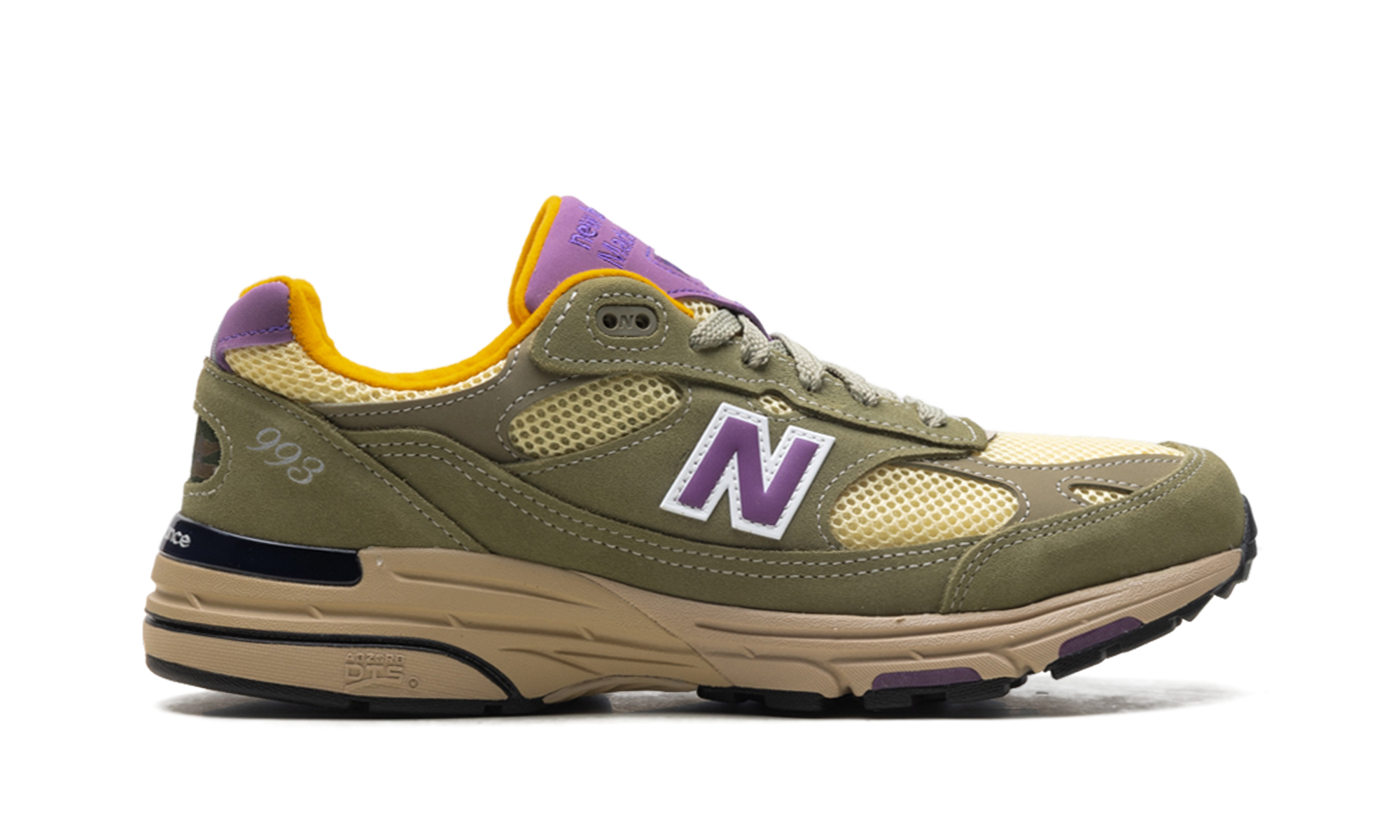 New Balance 993 MiUSA Teddy Santis Olive Leaf Maize 7