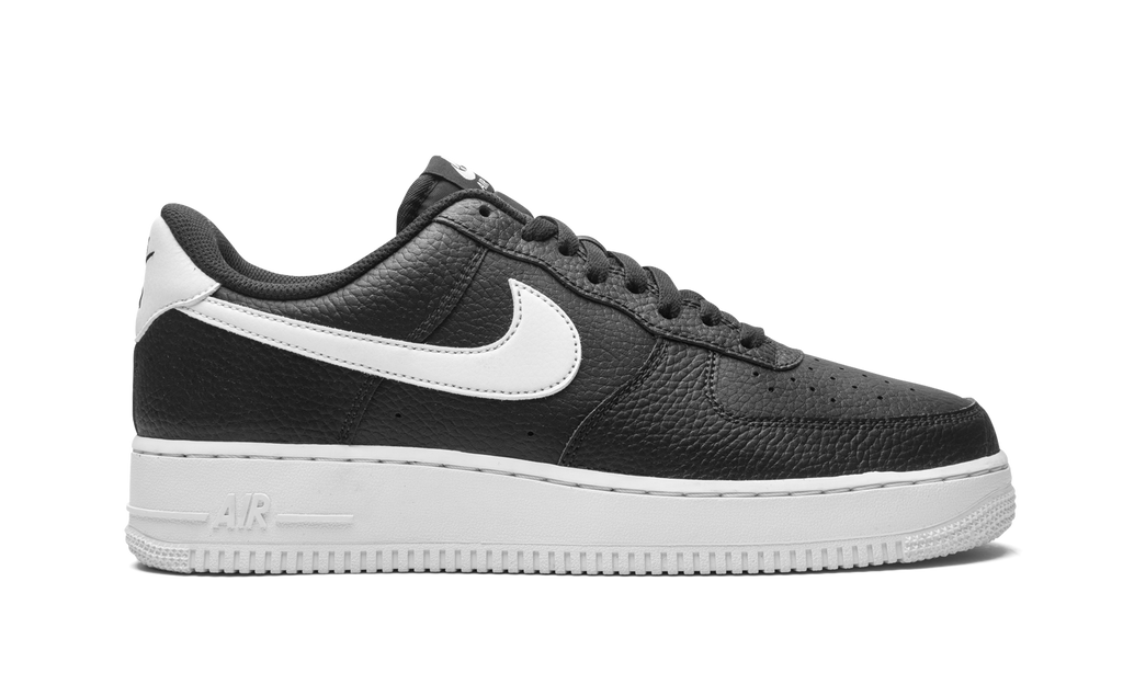 Nike Air Force 1 Low 07 Black White Pebbled Leather 7