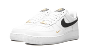 Nike Air Force 1 Low '07 Essential White Black Gold Mini Swoosh (W) 3