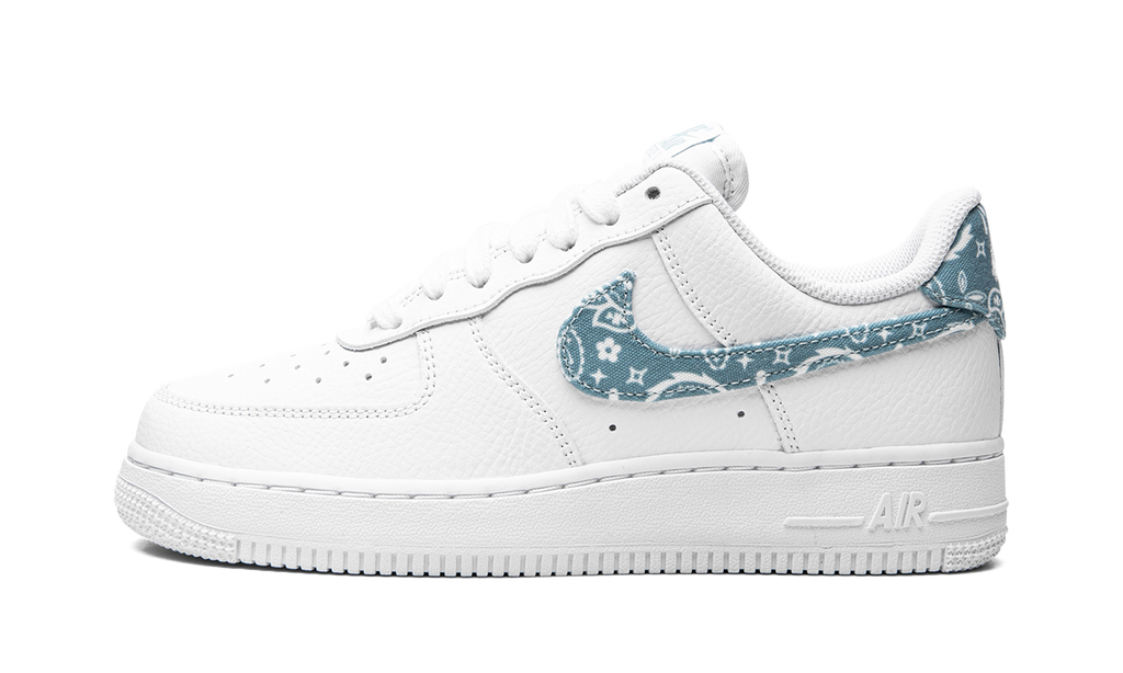 Nike Air Force 1 Low 07 Essential White Worn Blue Paisley (W) 2