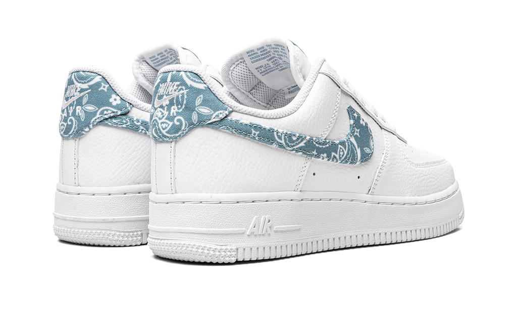 Nike Air Force 1 Low 07 Essential White Worn Blue Paisley (W) 4