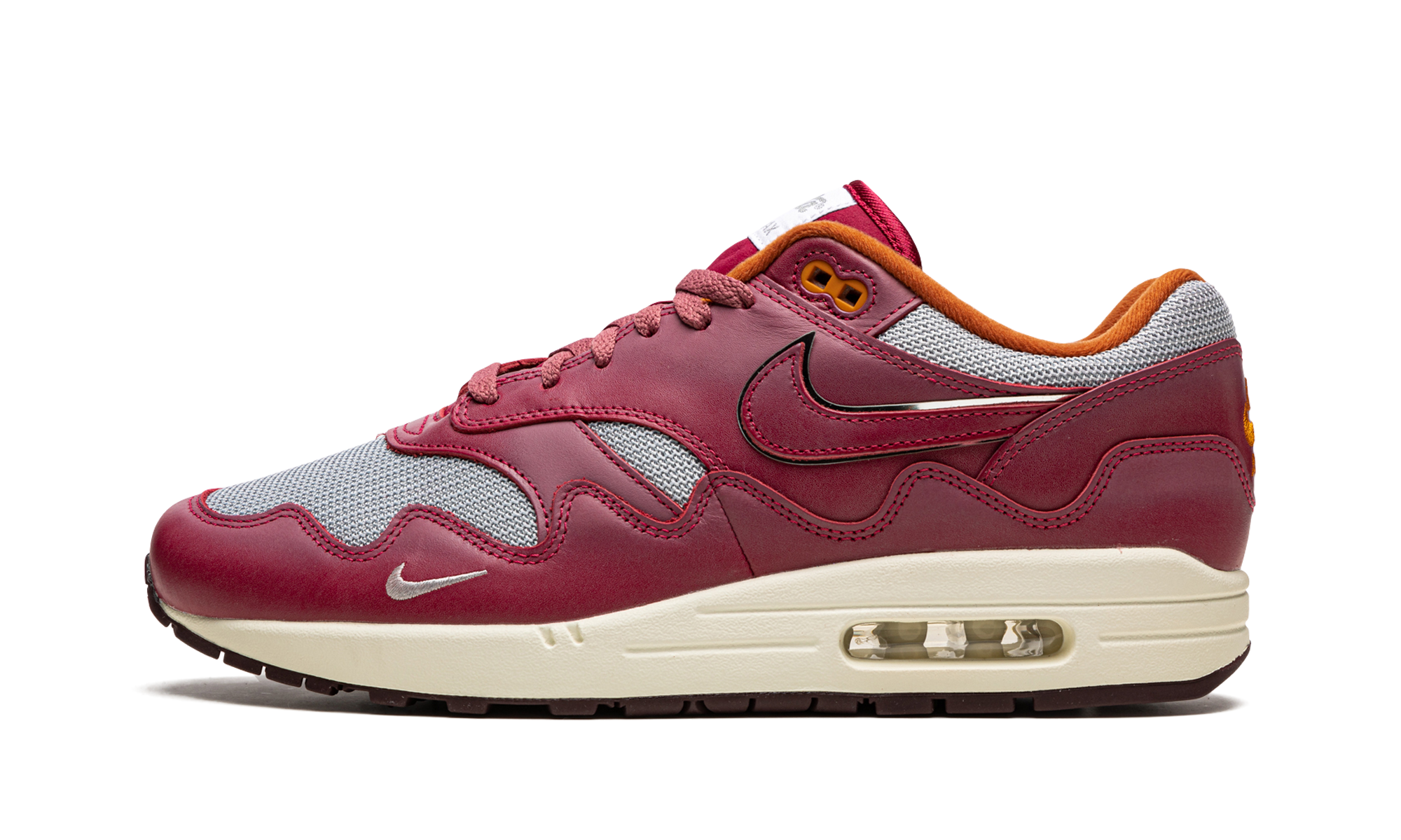 Nike Air Max 1 Patta Waves Rush Maroon (with Bracelet)