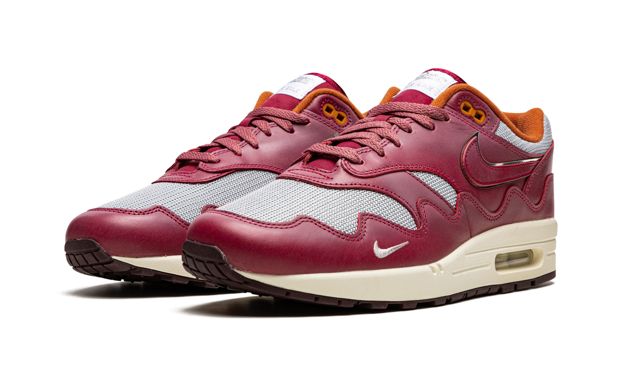 Nike Air Max 1 Patta Waves Rush Maroon (with Bracelet)