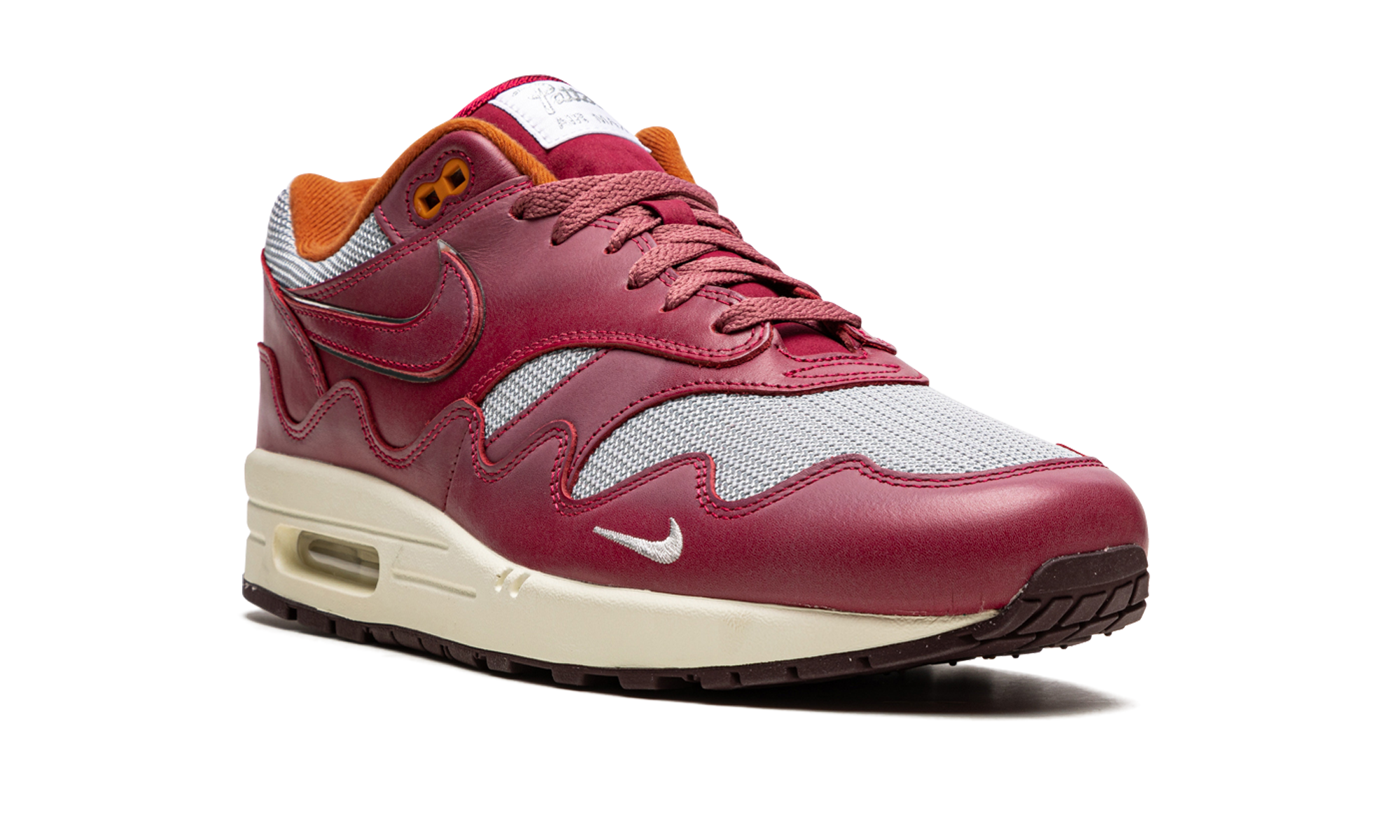 Nike Air Max 1 Patta Waves Rush Maroon (with Bracelet) 7