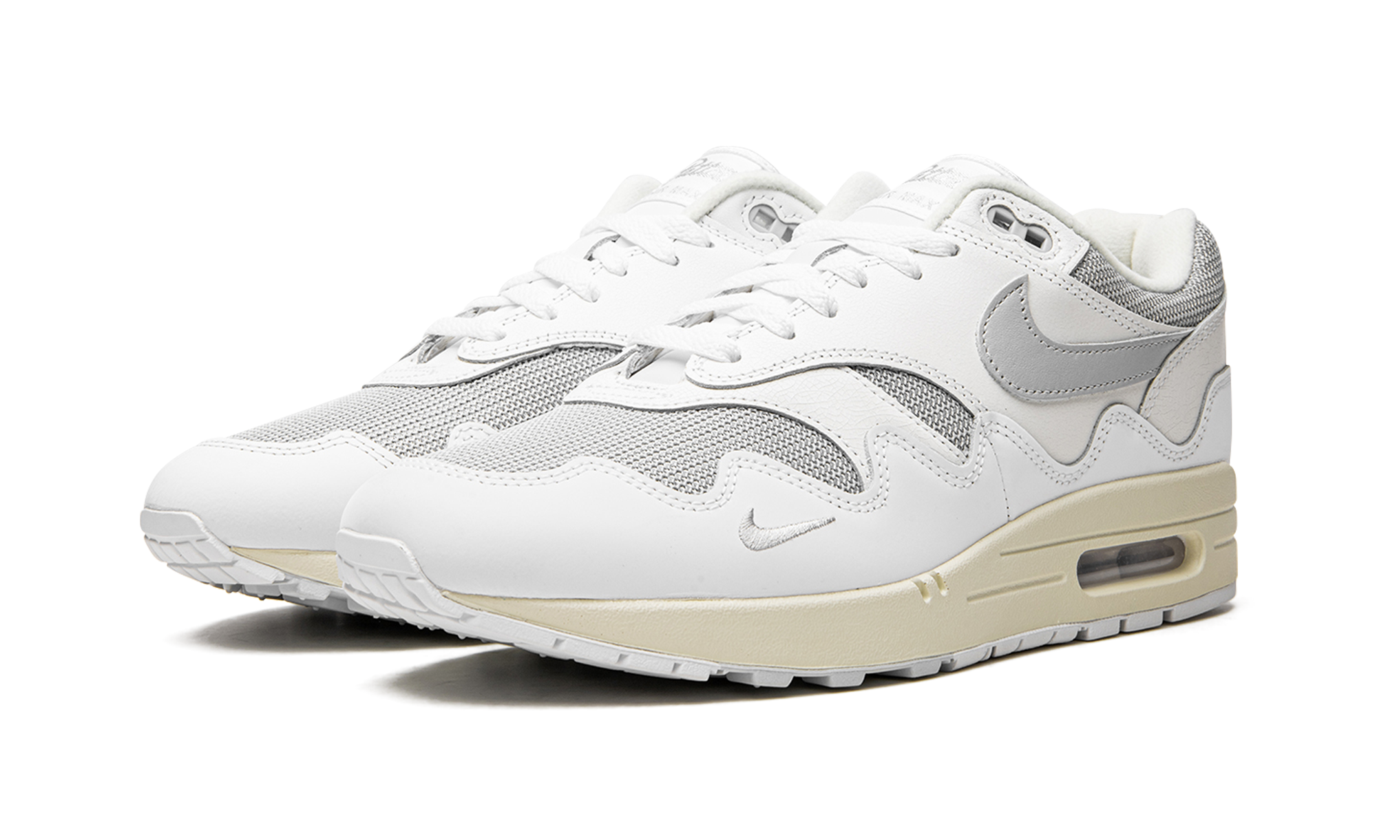 Nike Air Max 1 Patta Waves White Silver