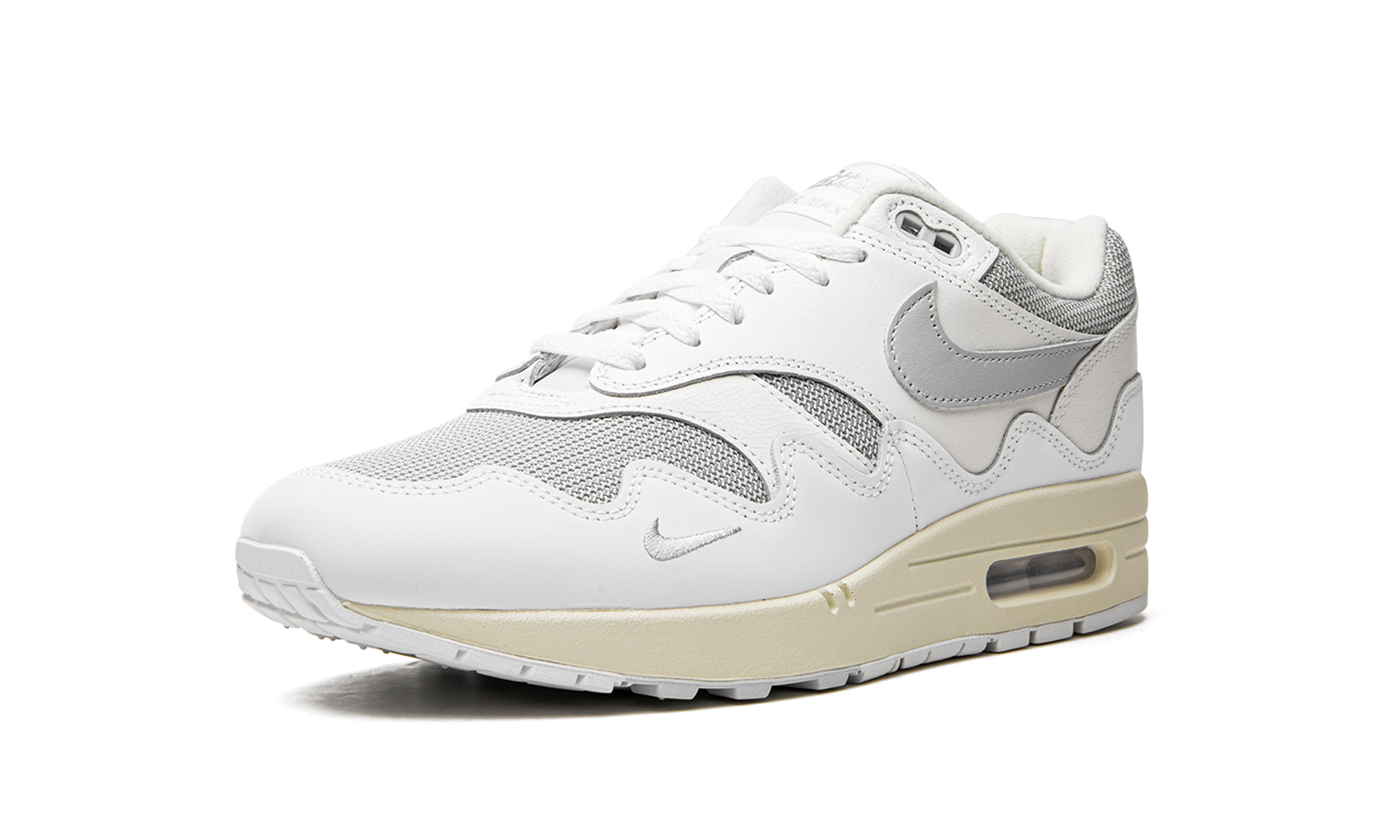 Nike Air Max 1 Patta Waves White Silver 4