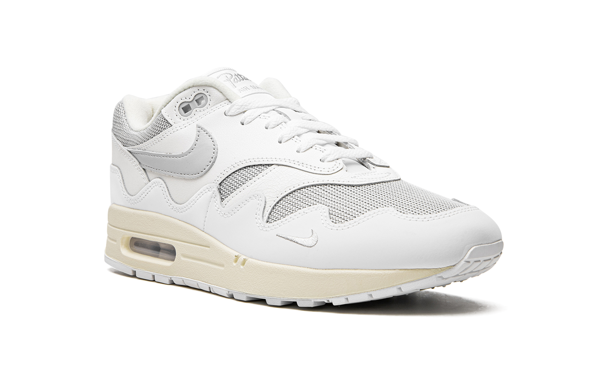 Nike Air Max 1 Patta Waves White Silver 7