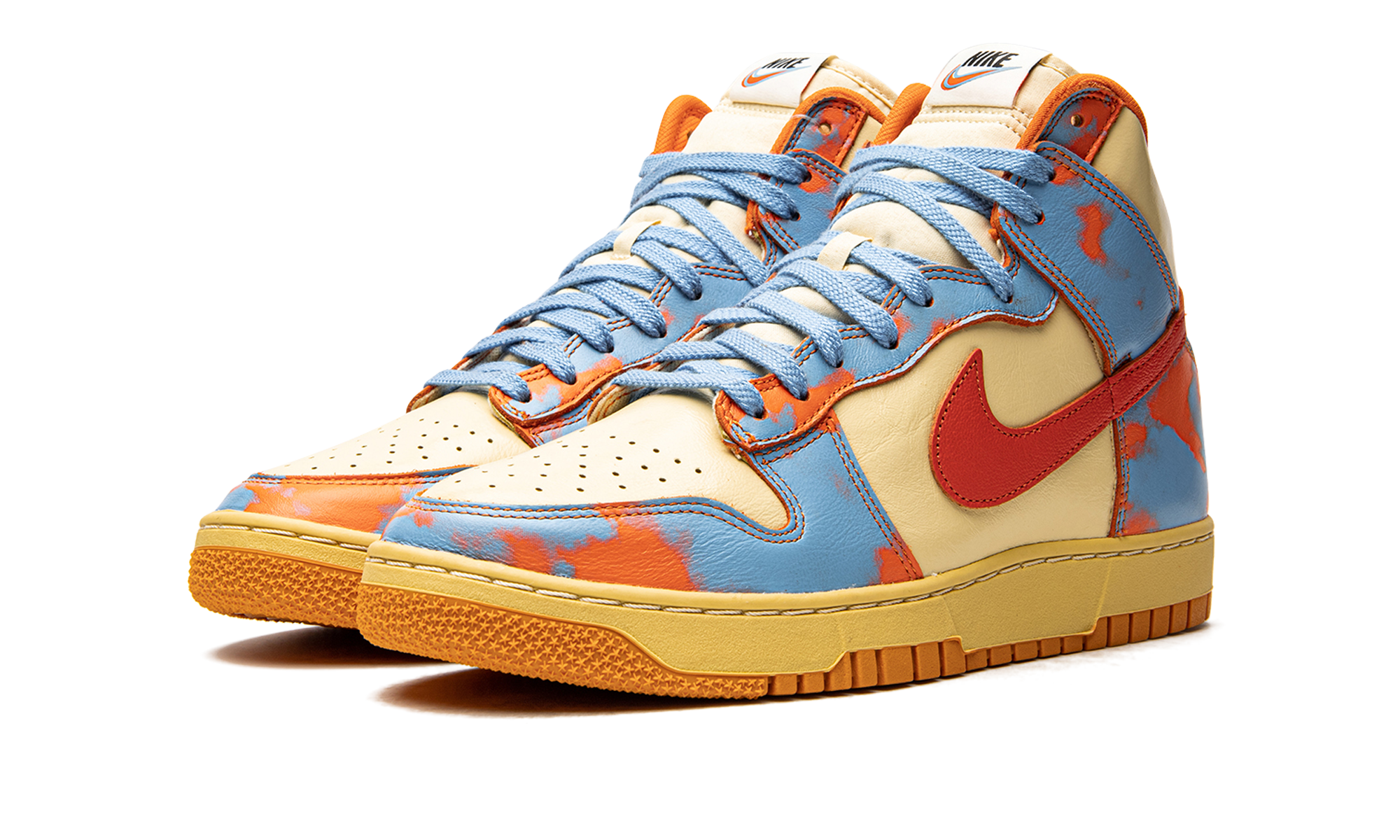 Nike Dunk High 1985 Orange Acid Wash 2