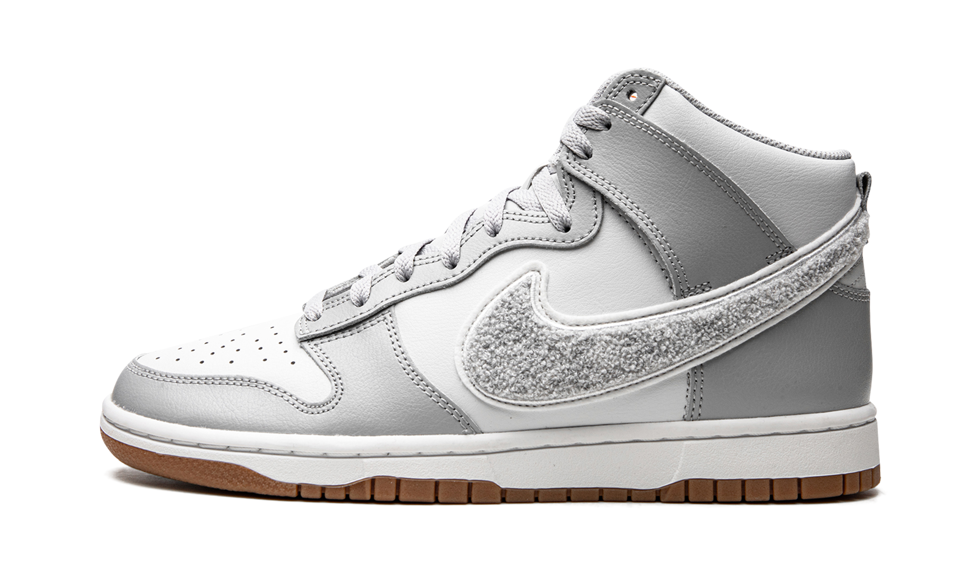 Nike Dunk High Chenille Swoosh Photon Dust 1