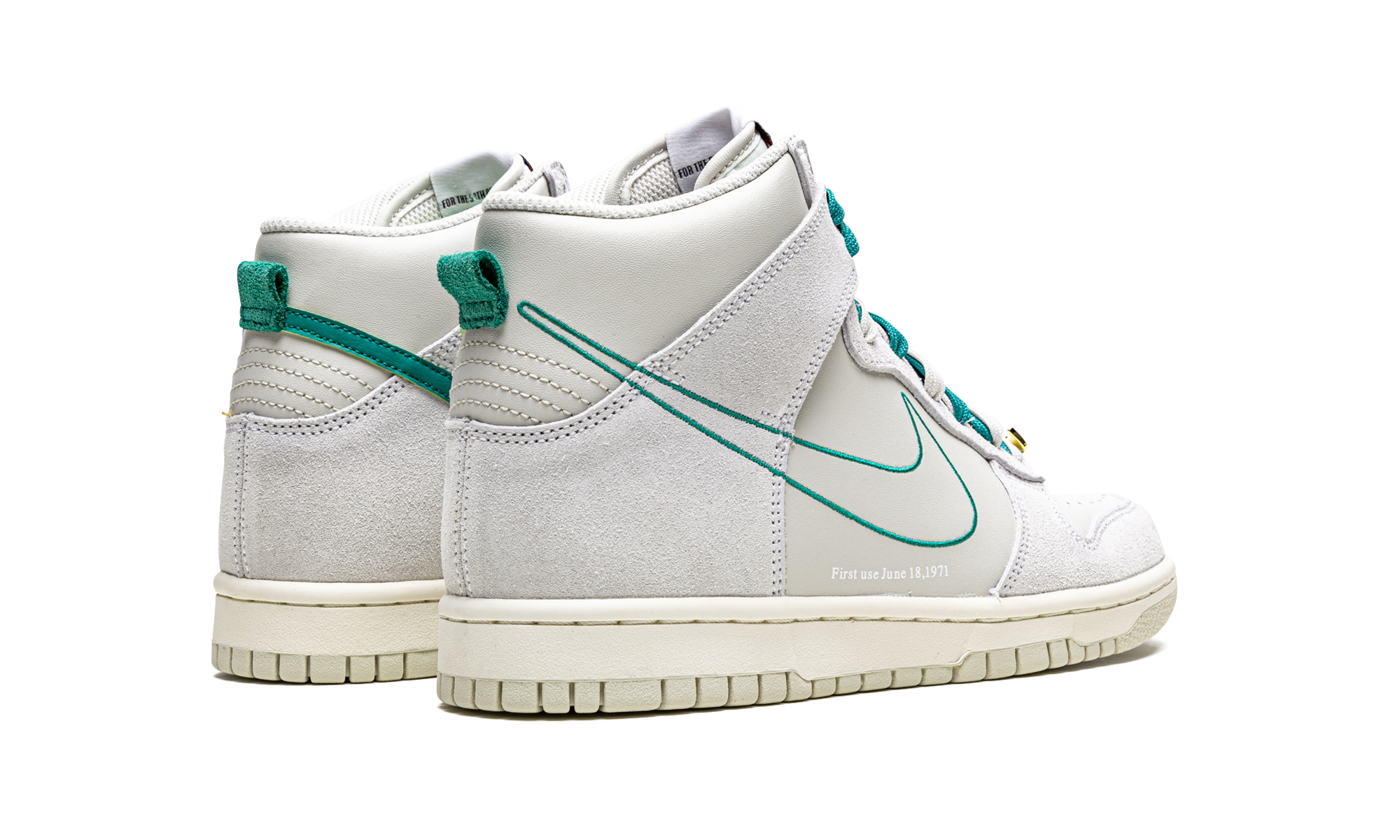Nike Dunk High First Use Light Bone Green Noise 3
