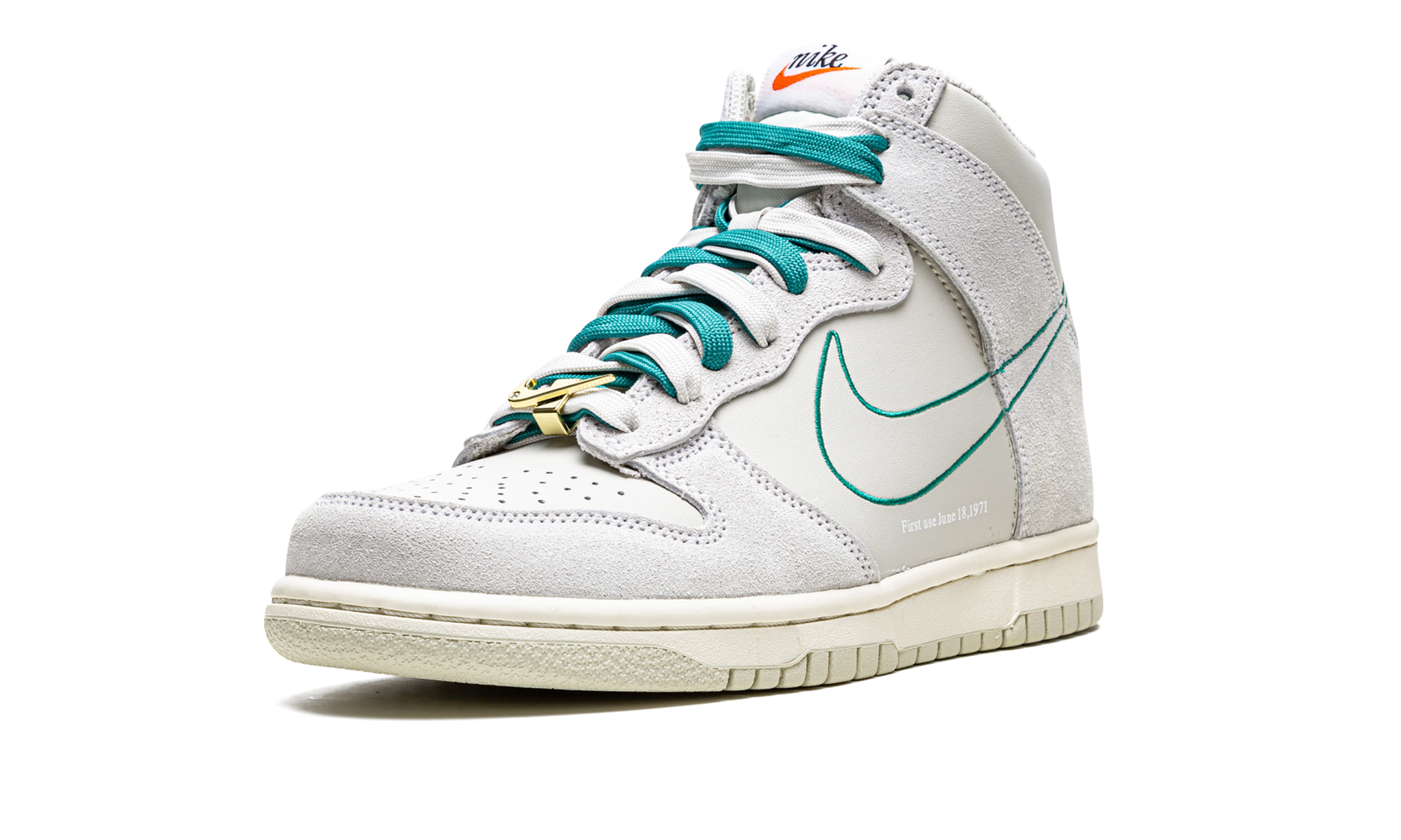 Nike Dunk High First Use Light Bone Green Noise 4