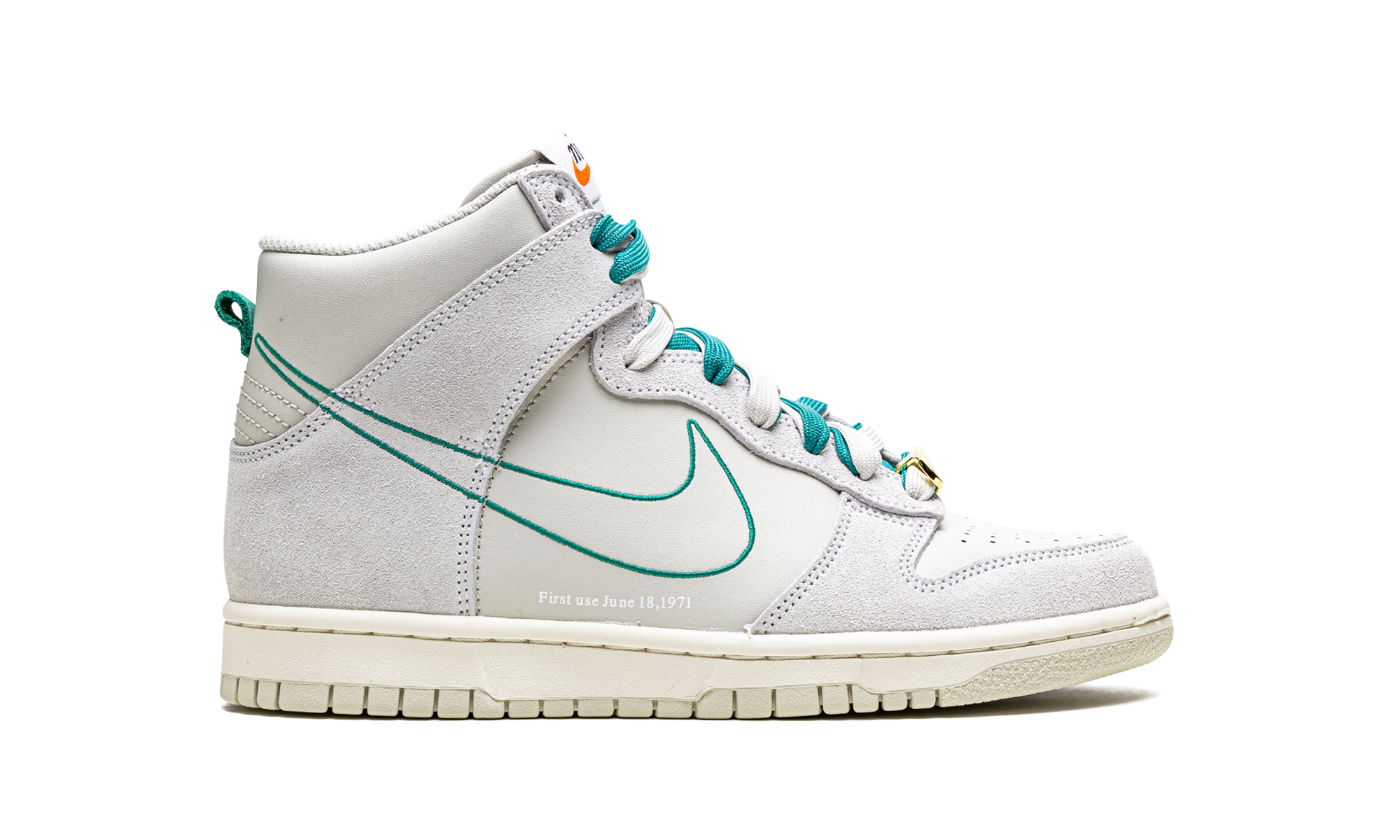 Nike Dunk High First Use Light Bone Green Noise 6