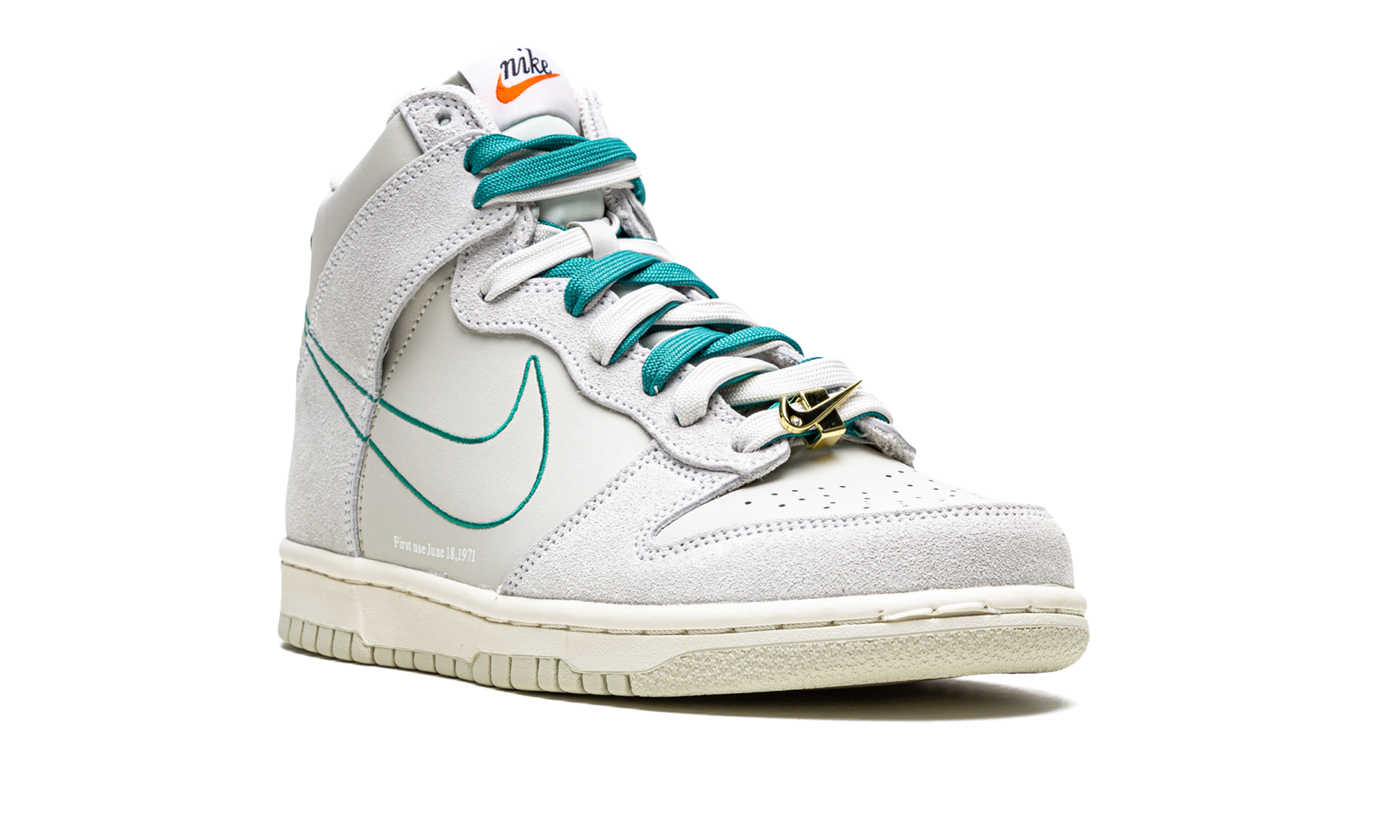 Nike Dunk High First Use Light Bone Green Noise 7