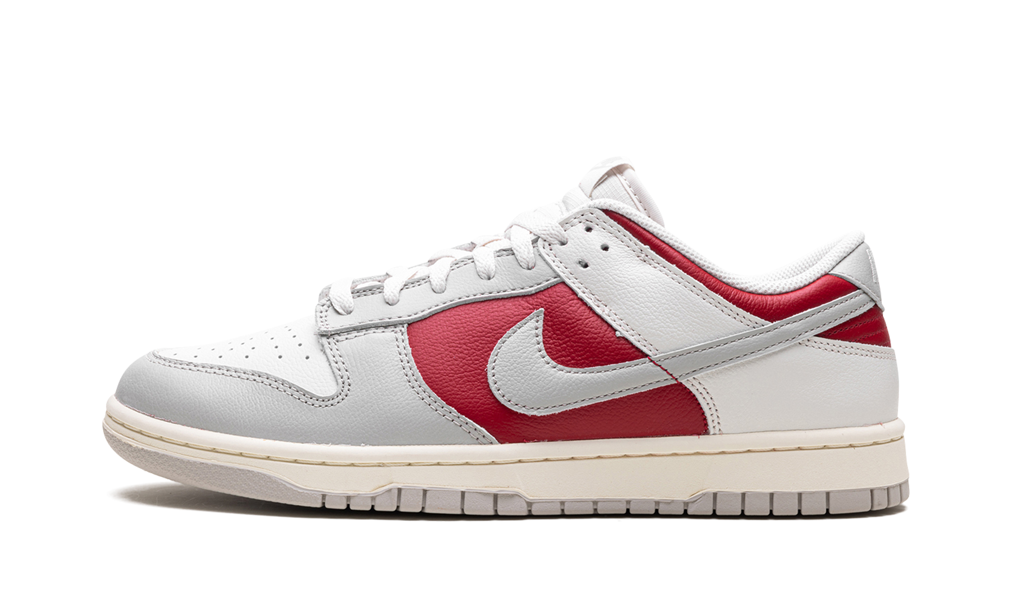 Nike Dunk Low Light Iron Ore Gym Red 1