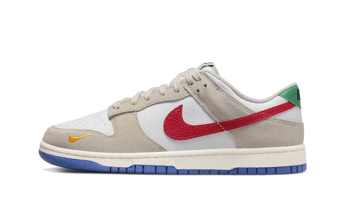 Nike Dunk Low Light Iron Ore Red Blue 1