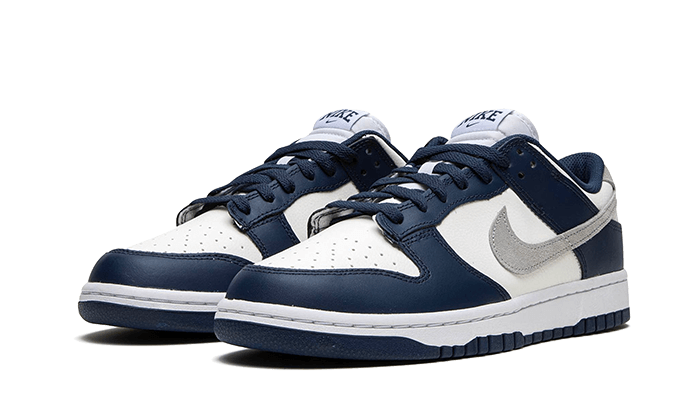 Nike Dunk Low Summit White Midnight Navy 7