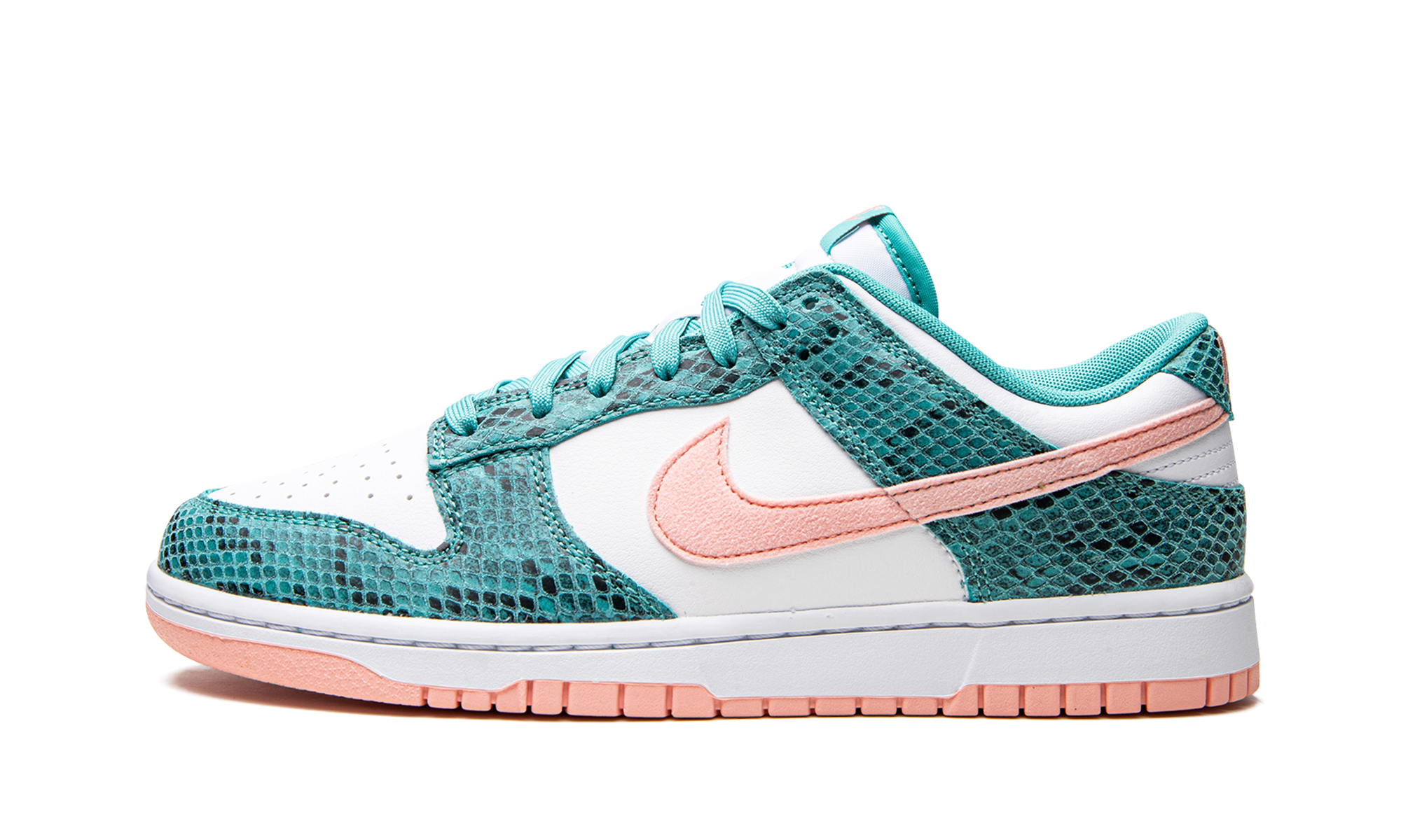Nike Dunk Low Washed Teal Snakeskin 1