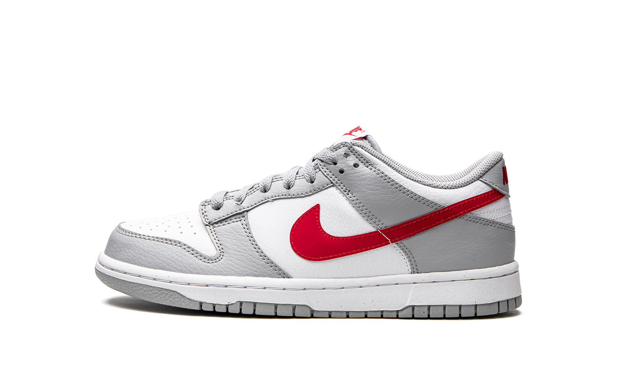 Nike Dunk Low White Grey Red (GS) 1