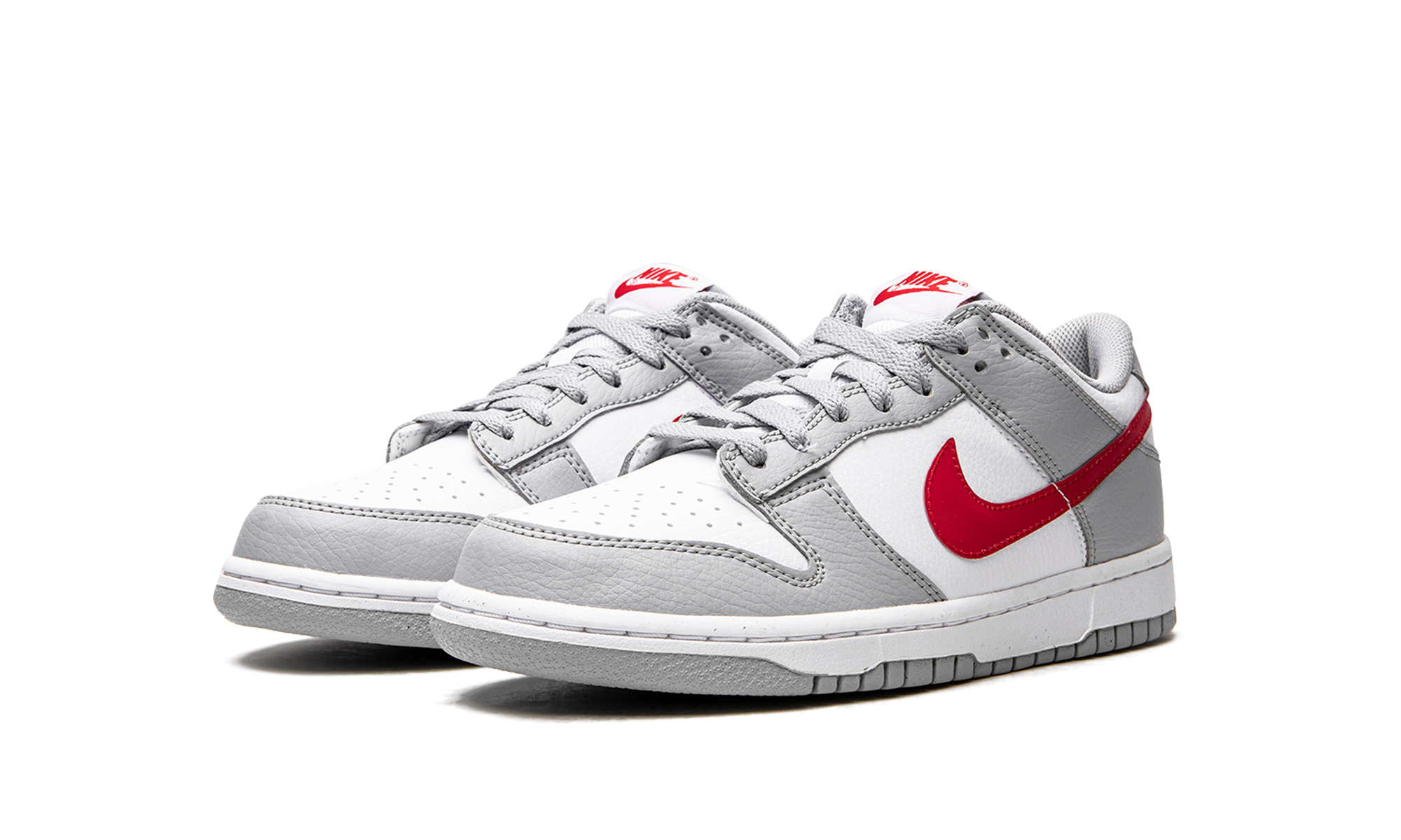 Nike Dunk Low White Grey Red (GS) 2