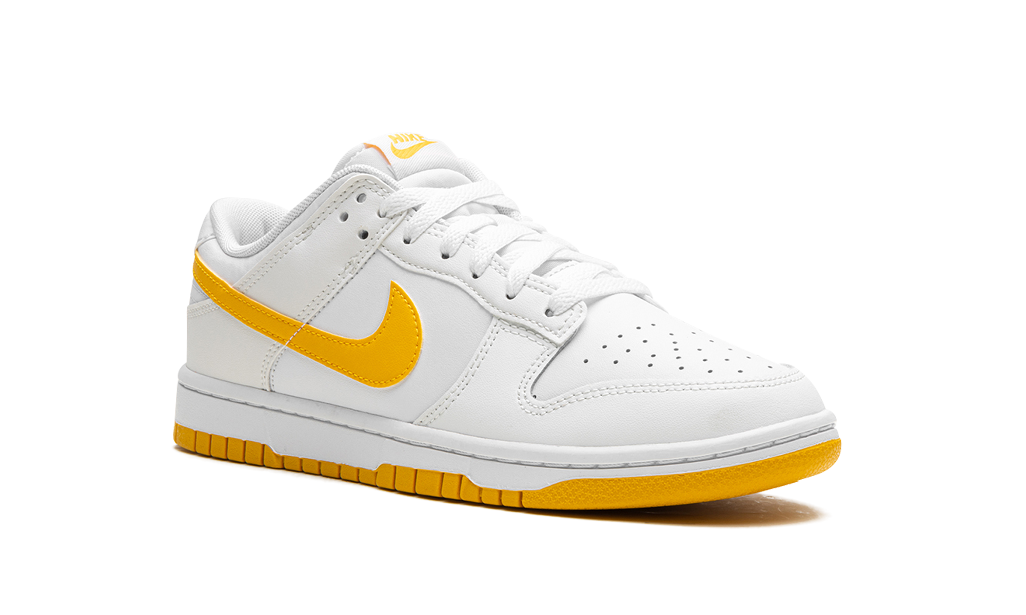 Nike Dunk Low White University Gold 2