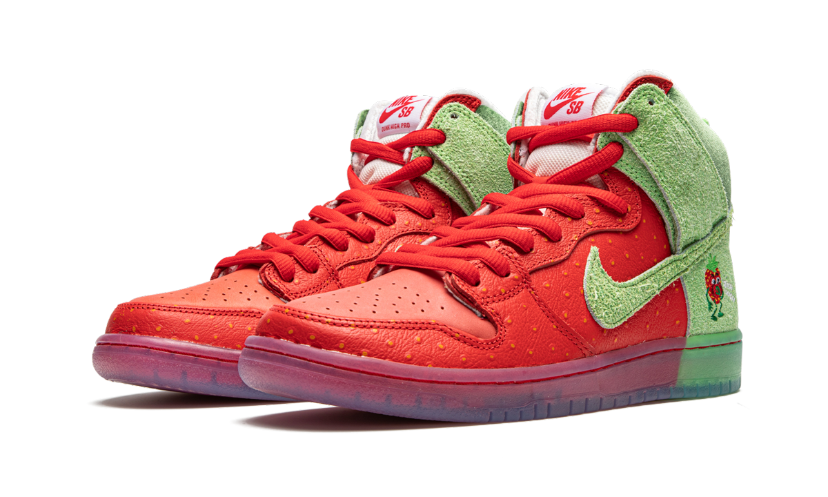 Nike Sb Dunk High Pro QS Strawberry Cough 9